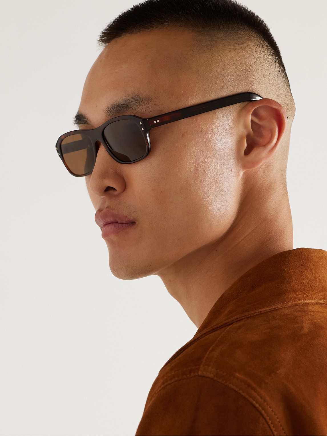 Shop Kingsman Cutler And Gross Square-frame Tortoiseshell Acetate Sunglasses