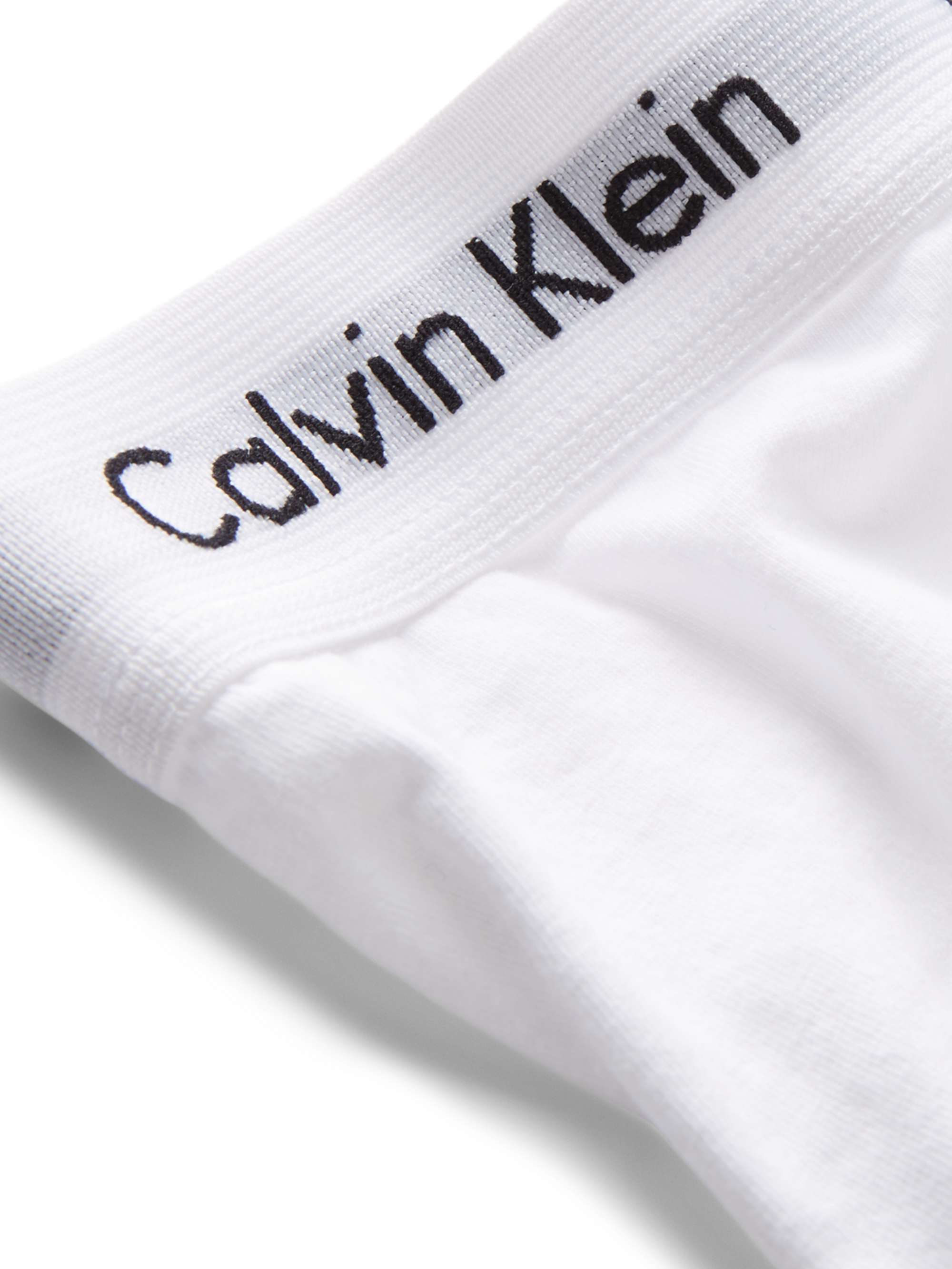 CALVIN KLEIN UNDERWEAR Three-Pack Stretch-Cotton Boxer Briefs
