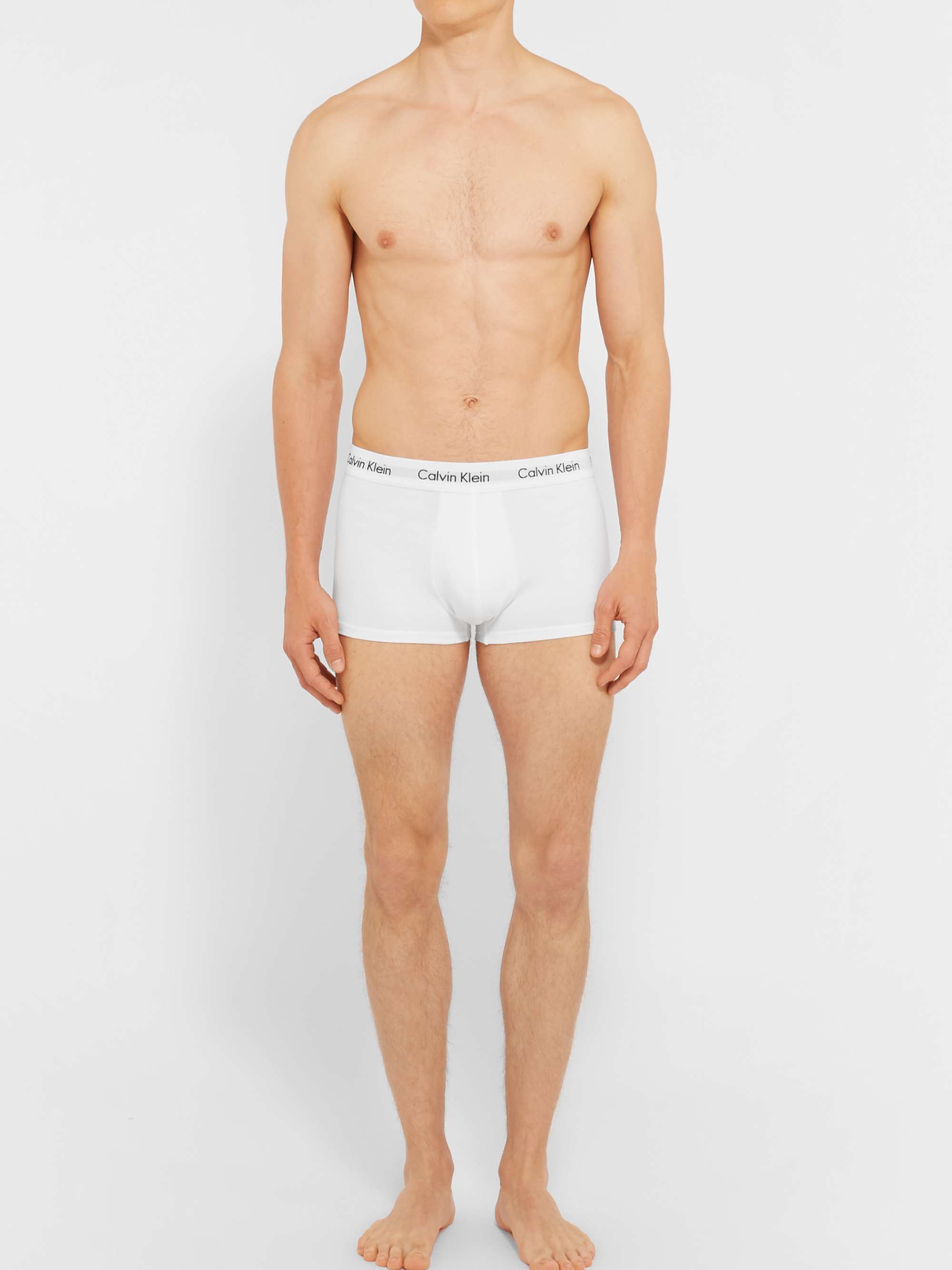 CALVIN KLEIN UNDERWEAR Three-Pack Stretch-Cotton Boxer Briefs | MR PORTER