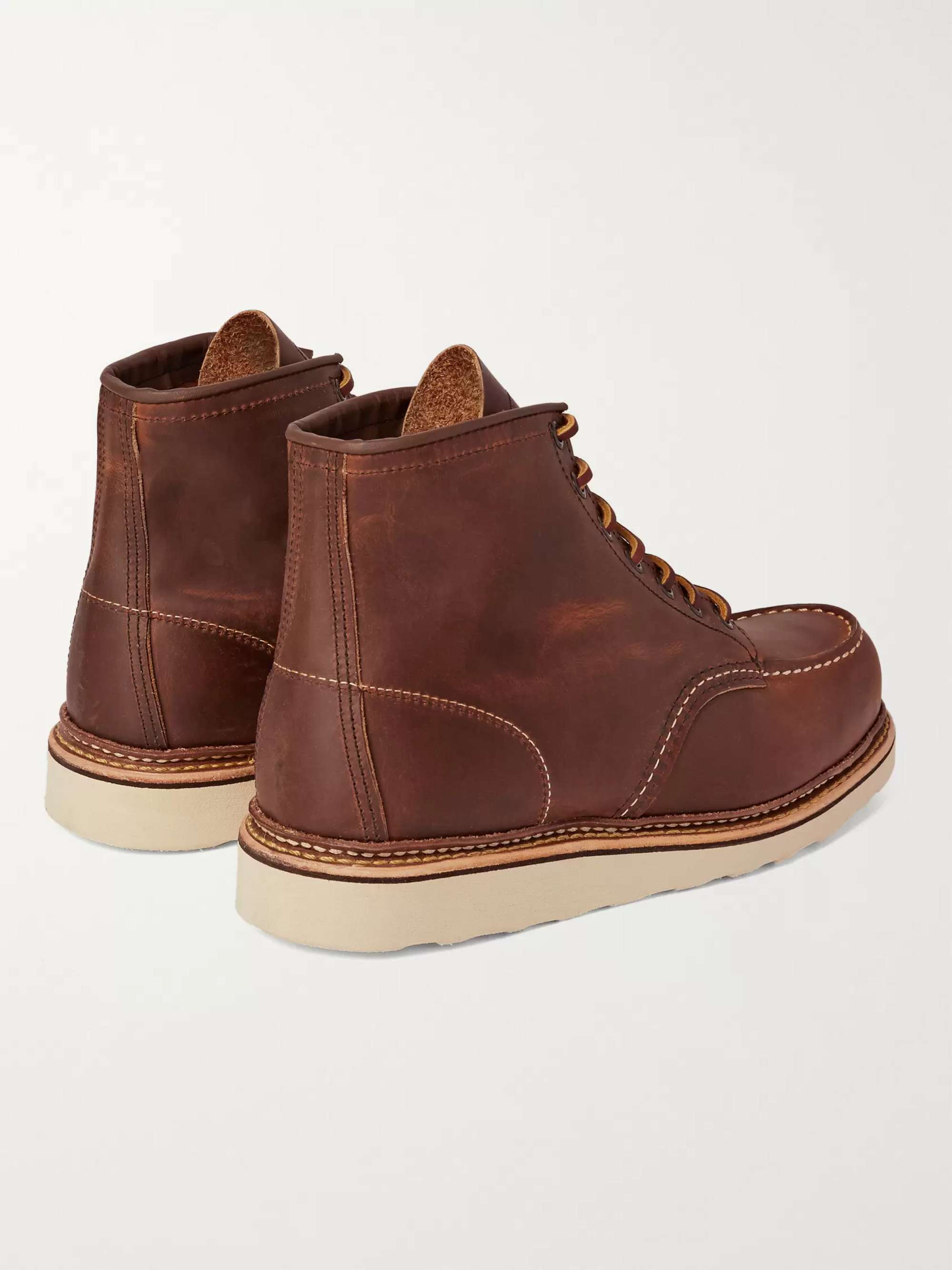 RED WING SHOES 1907 Classic Moc Leather Boots