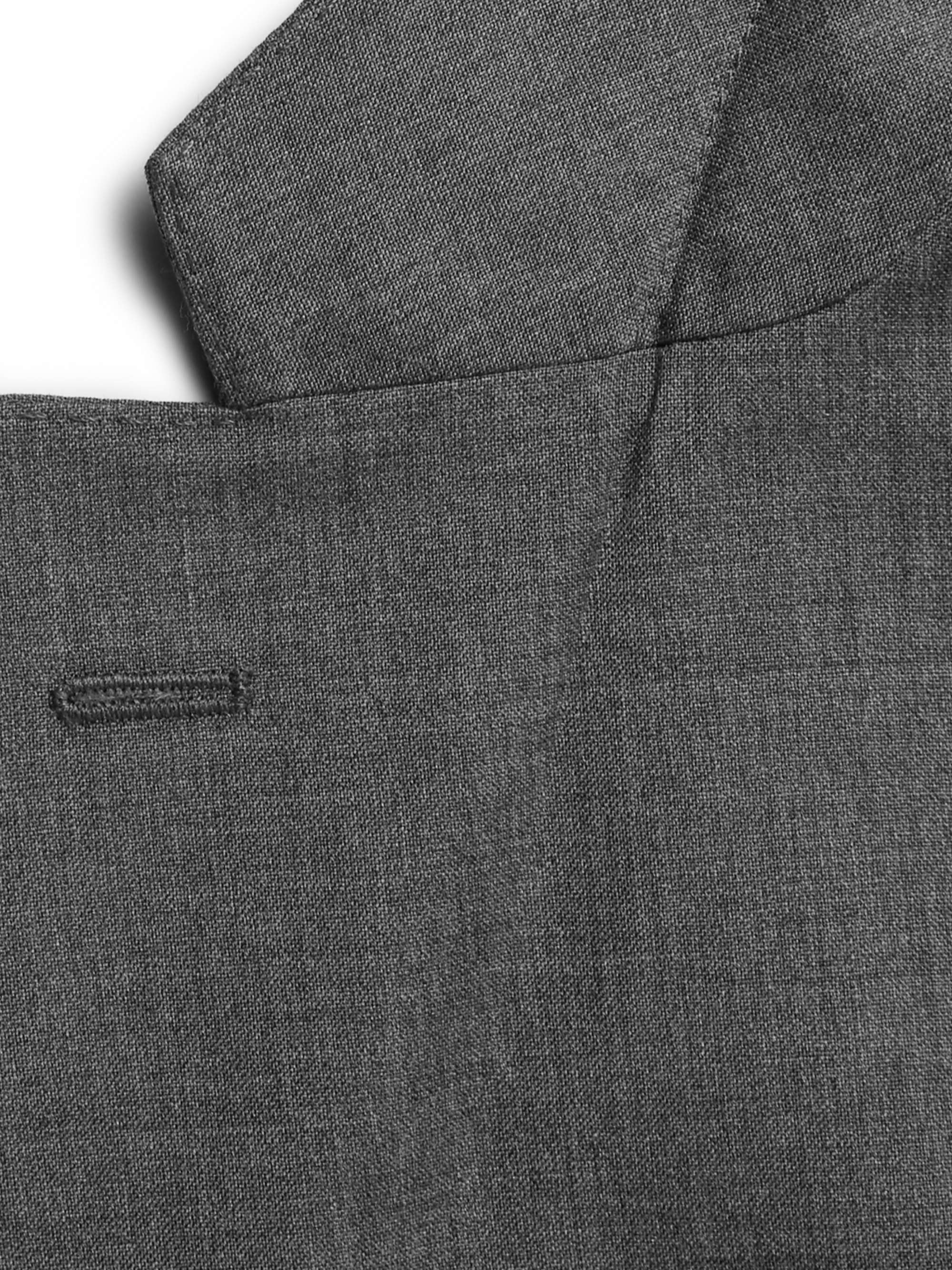 BOGLIOLI Grey Slim-Fit Virgin Wool Suit
