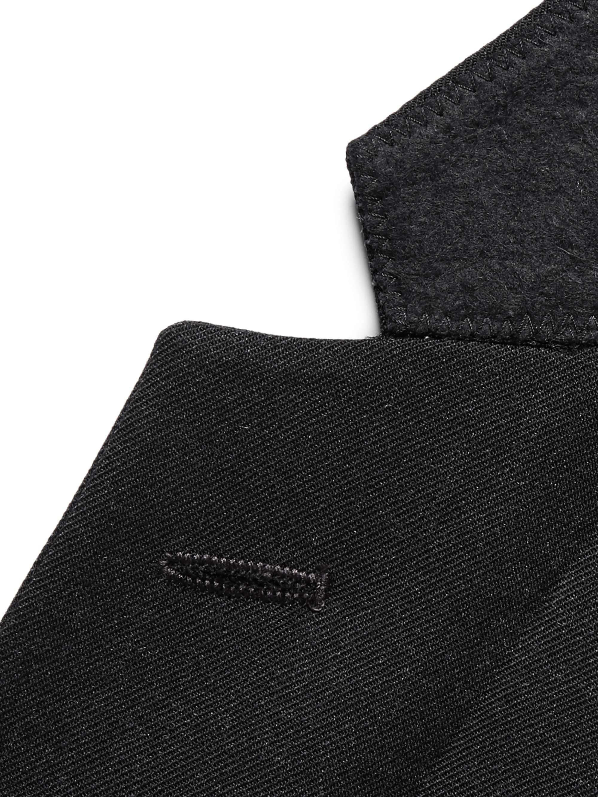 PAUL SMITH Grey A Suit To Travel In Soho Slim-Fit Wool Suit