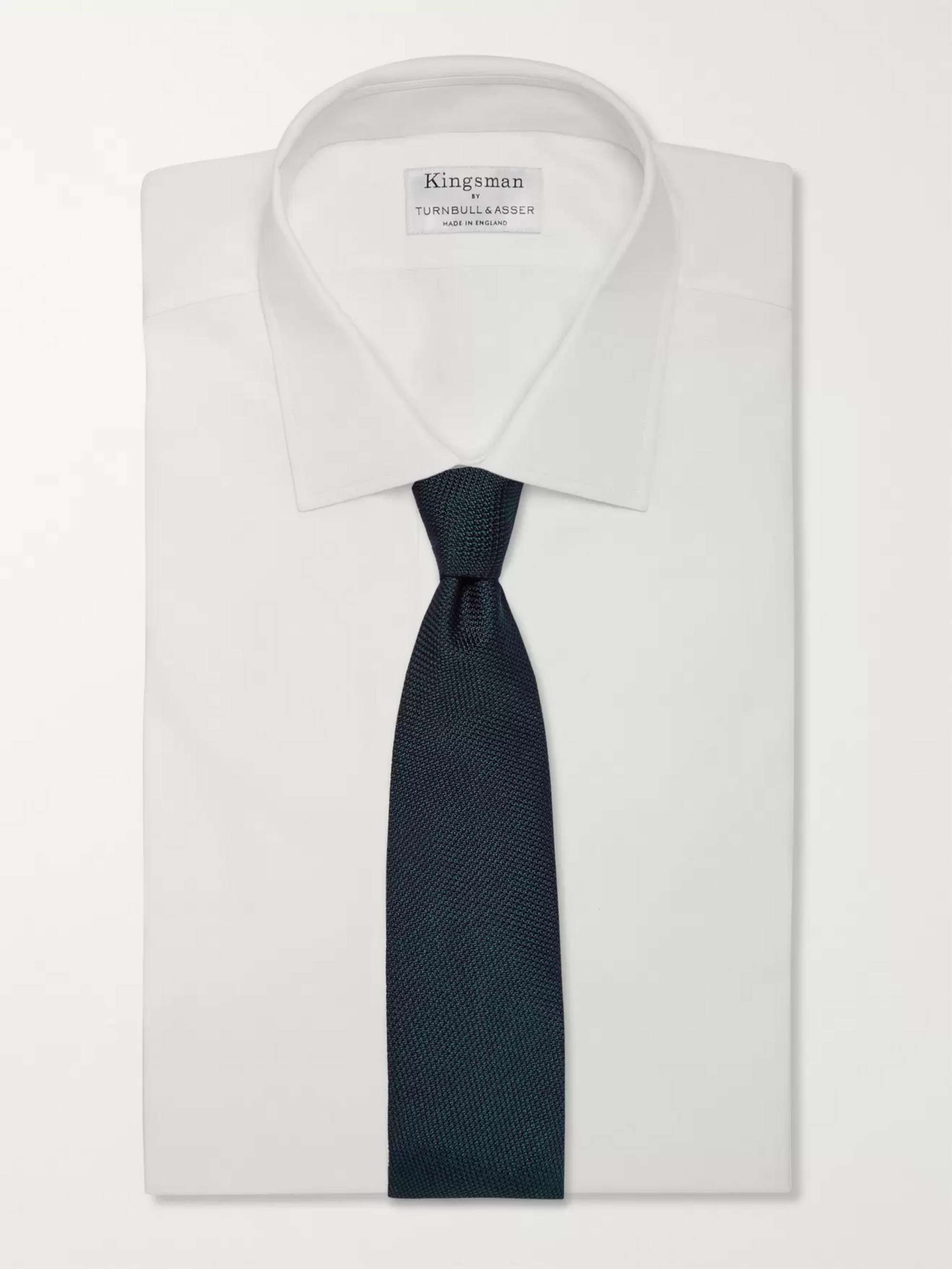 KINGSMAN + Drake's 8cm Silk-Grenadine Tie