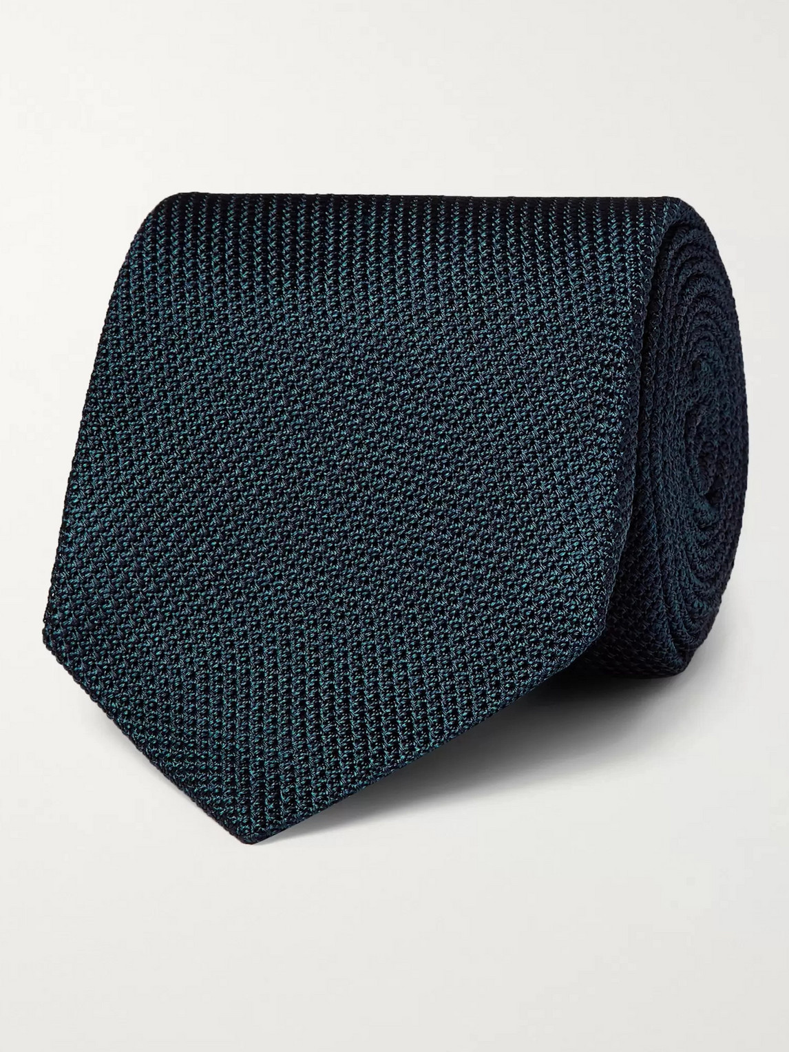 Kingsman Drake's 8cm Silk-grenadine Tie In Blue
