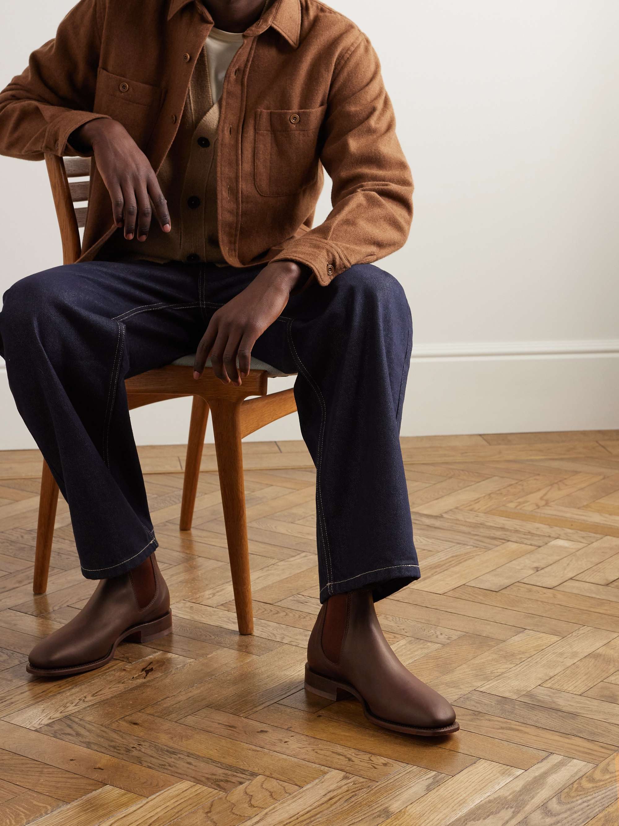 R.M.Williams - Men - Craftsman Leather Chelsea Boots Brown