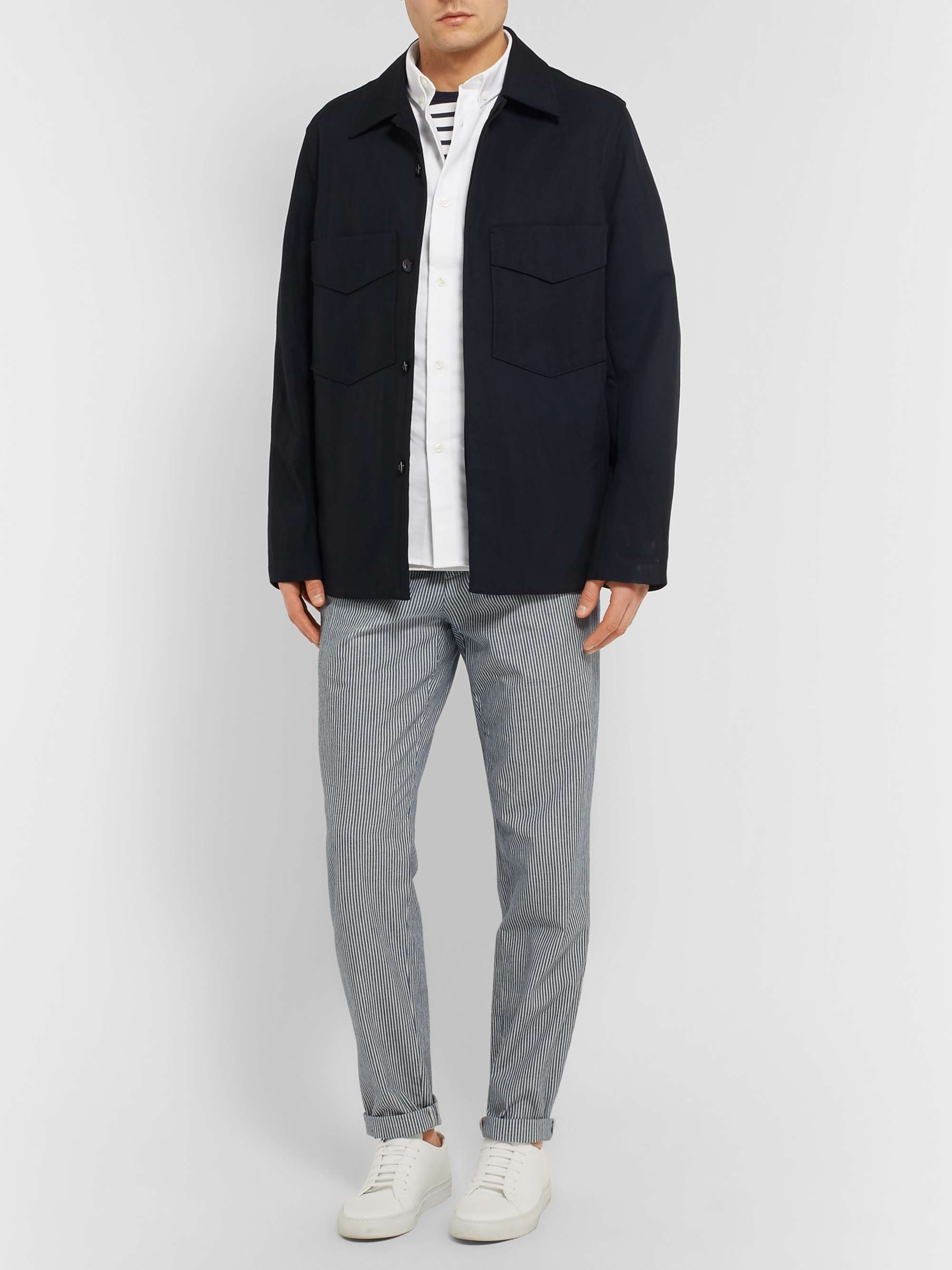 A.P.C. Slim-Fit Button-Down Collar Cotton Oxford Shirt