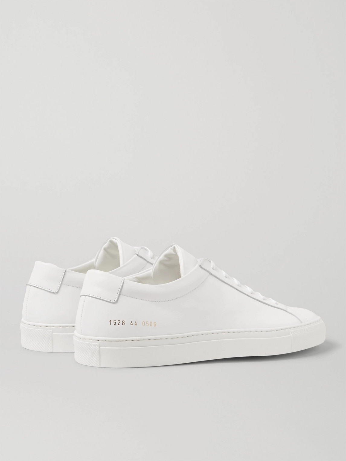 Shop Common Projects Original Achilles Leather Sneakers In White