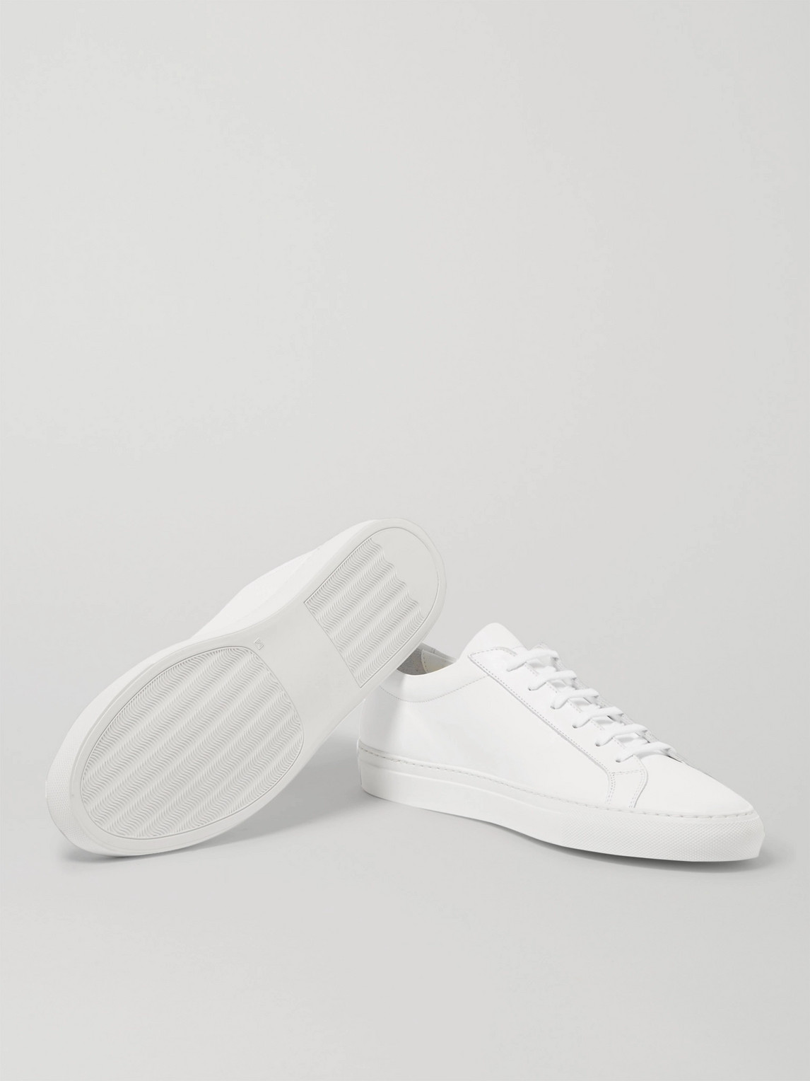 Shop Common Projects Original Achilles Leather Sneakers In White