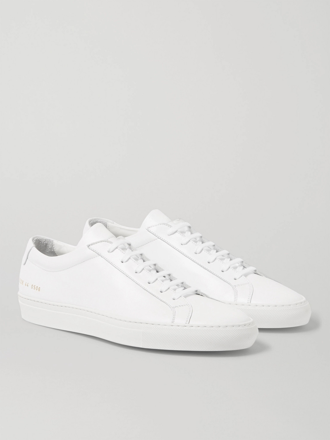 Shop Common Projects Original Achilles Leather Sneakers In White