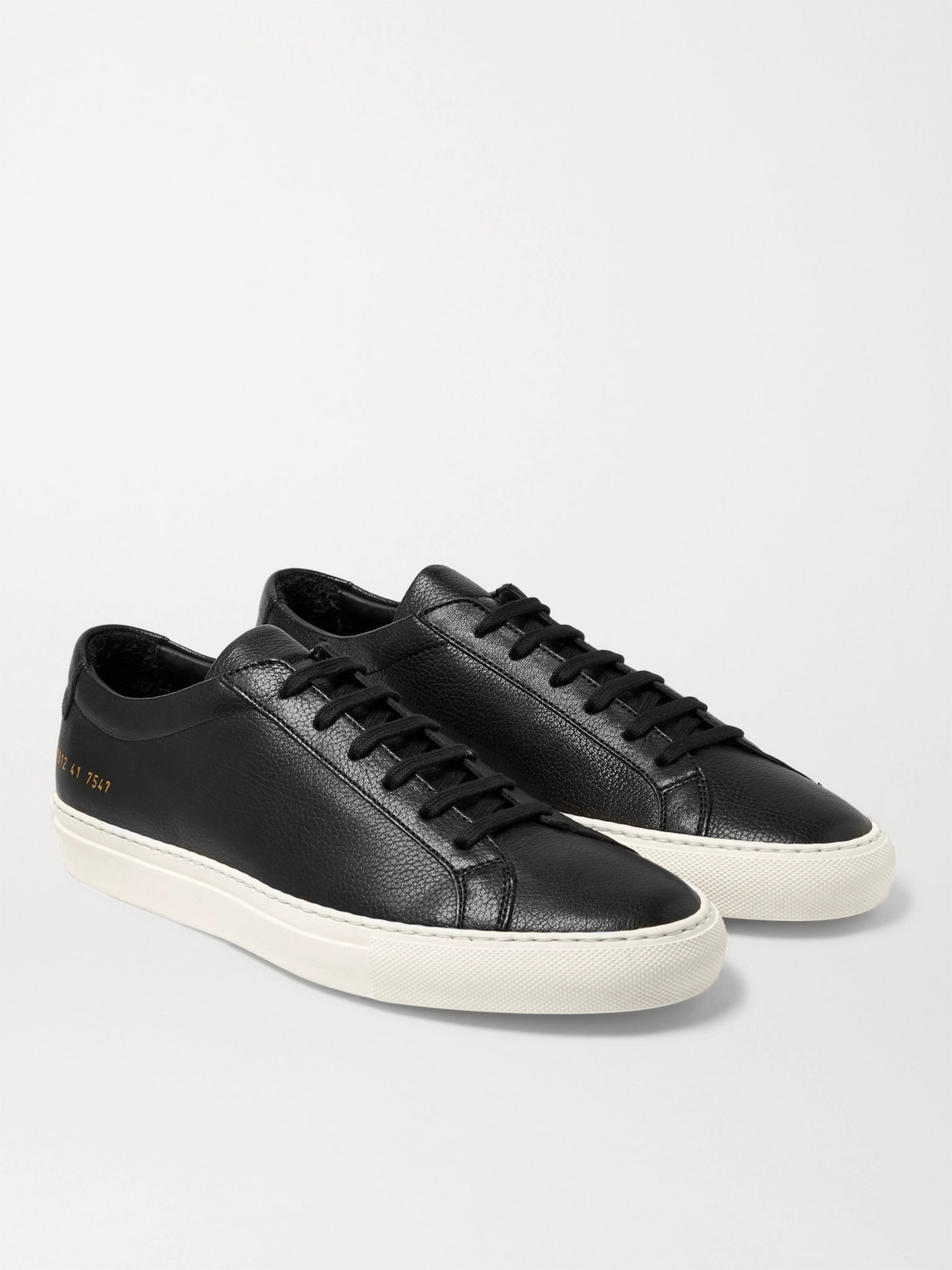 Shop Common Projects Original Achilles Full-grain Leather Sneakers In Black