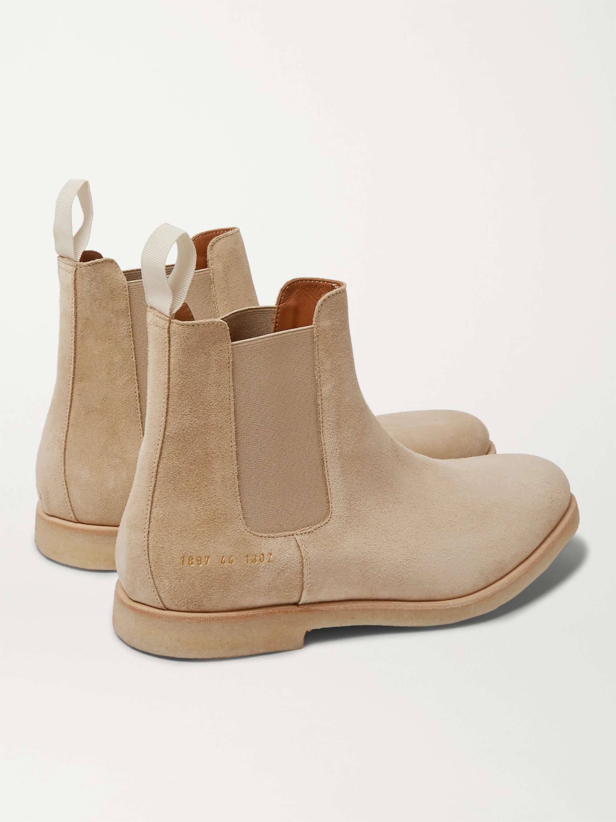 taxi aanvaarden Lauw COMMON PROJECTS Suede Chelsea Boots | MR PORTER