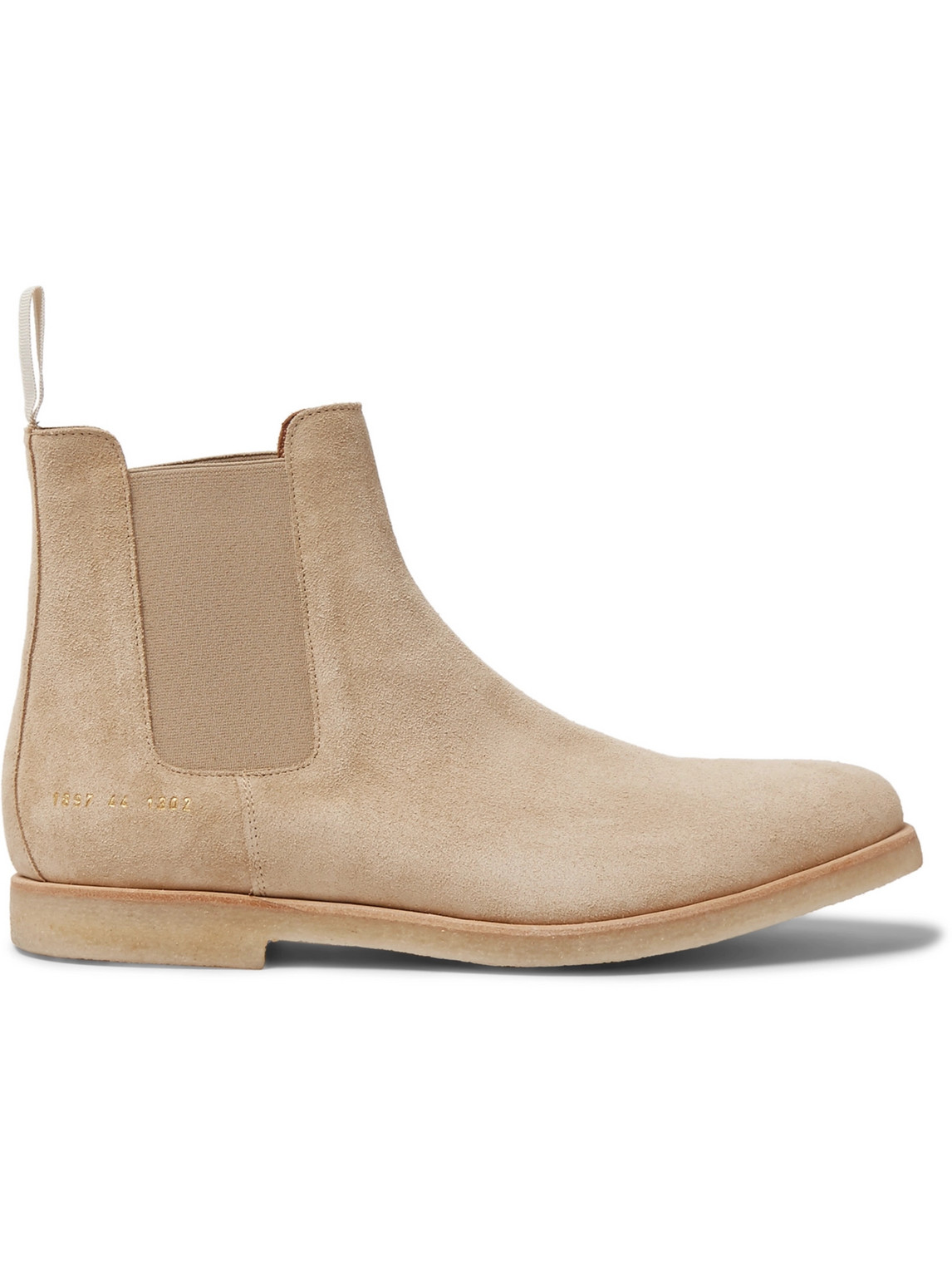 Common Projects Suede Chelsea Boots In Neutrals