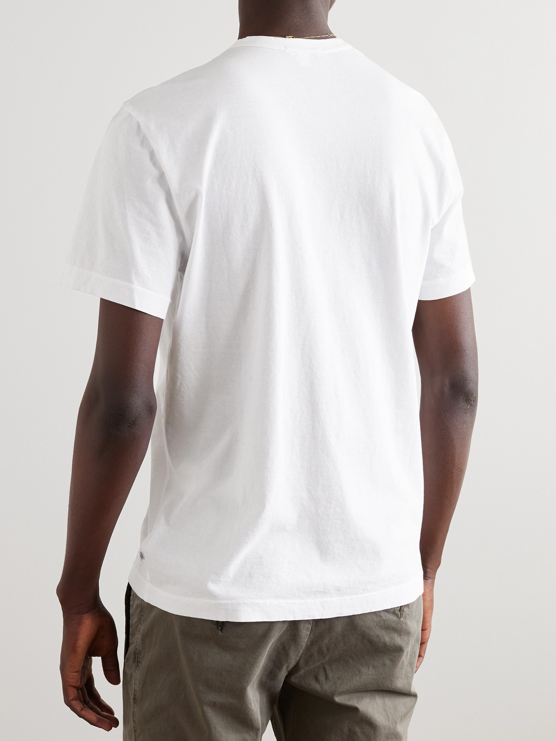 Shop James Perse Combed Cotton-jersey T-shirt In White