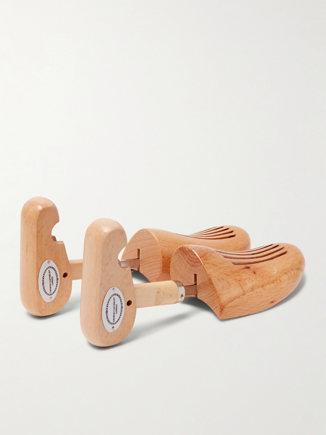 Shop George Cleverley Wooden Shoe Trees In Brown