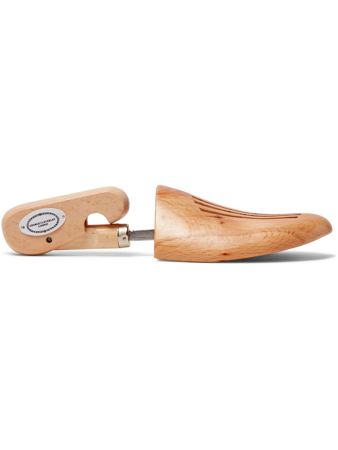 George Cleverley Wooden Shoe Trees In Brown