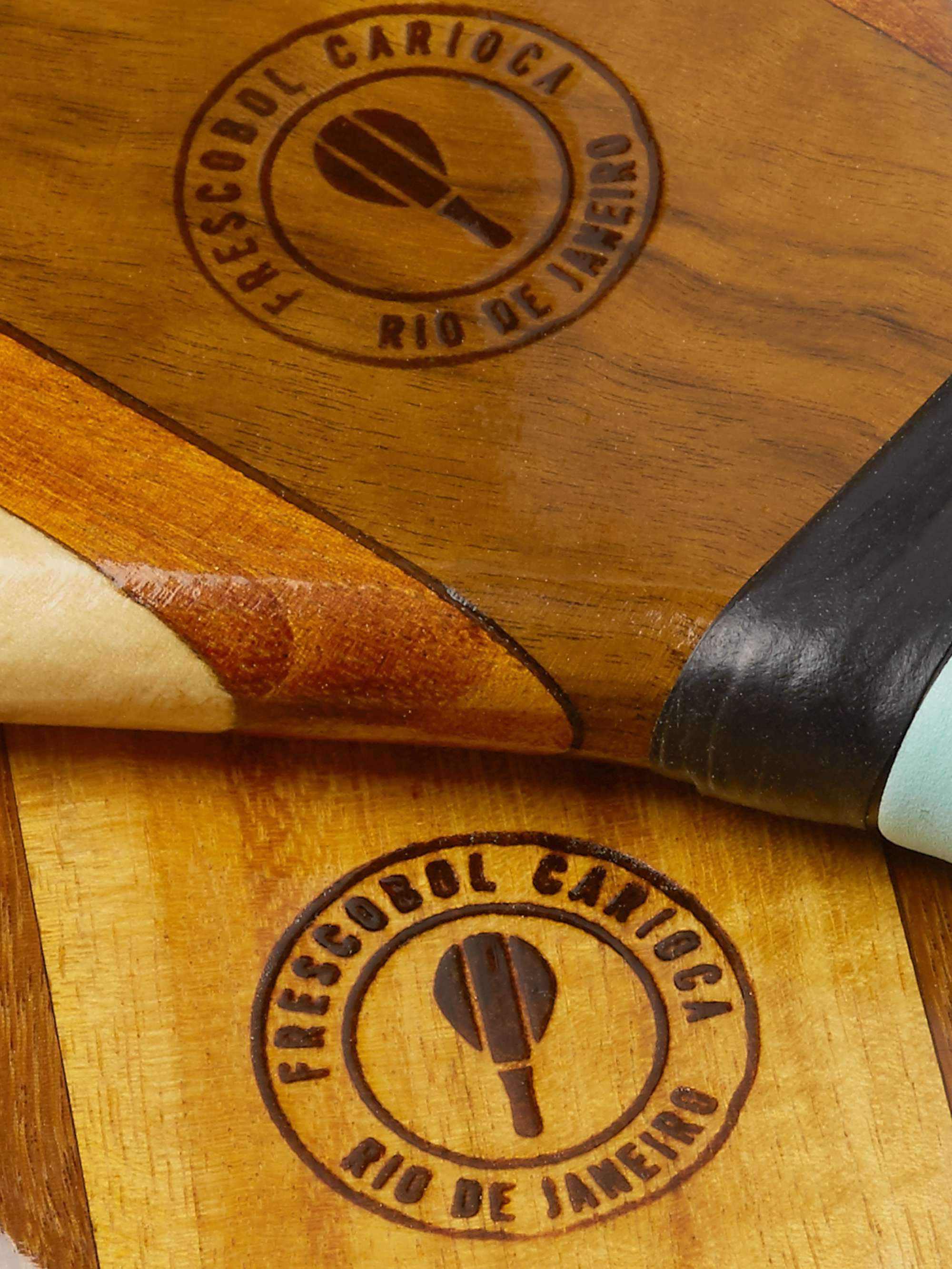 FRESCOBOL CARIOCA Trancoso Wooden Beach Bat and Ball Set