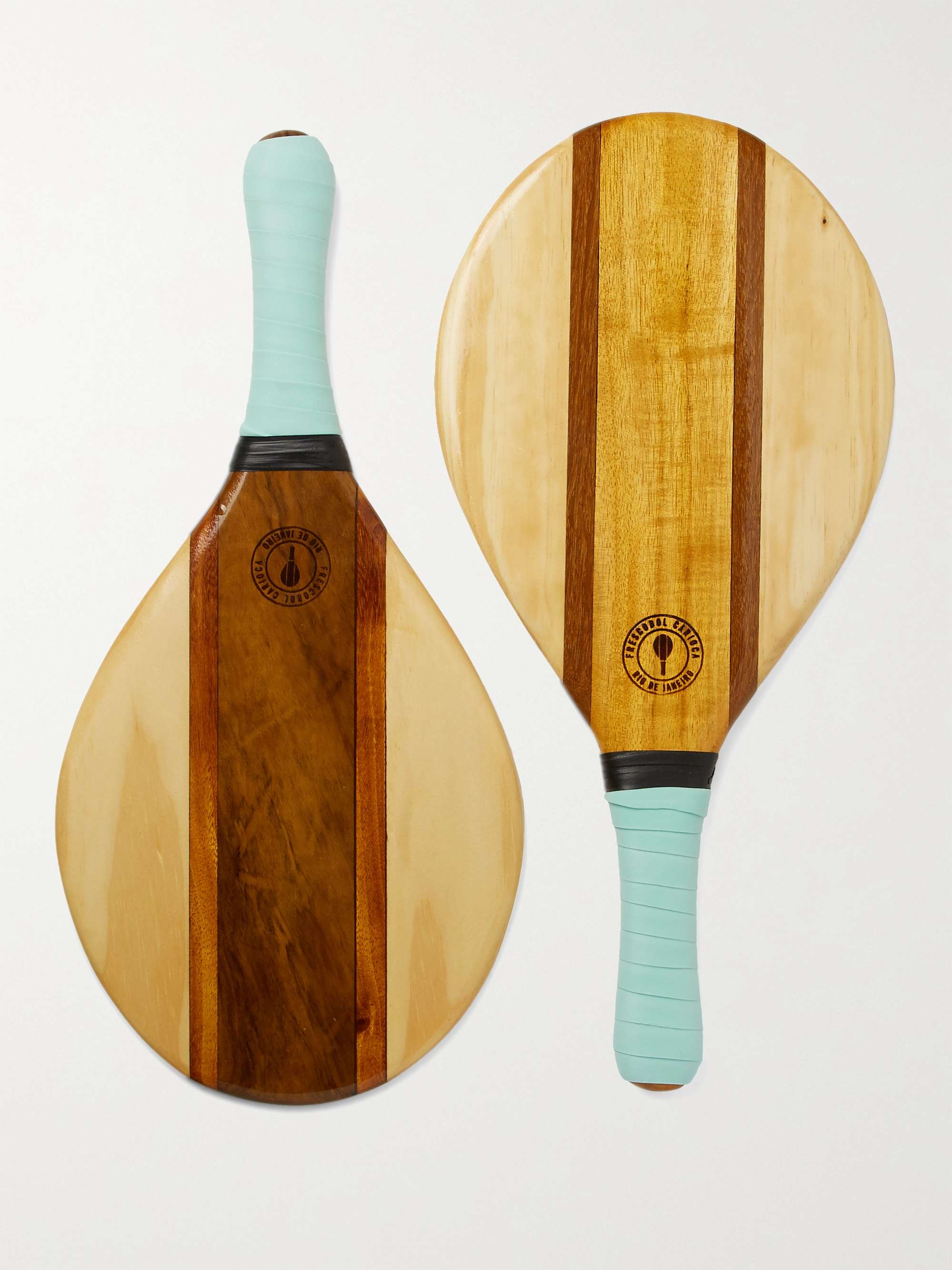 FRESCOBOL CARIOCA Trancoso Wooden Beach Bat and Ball Set