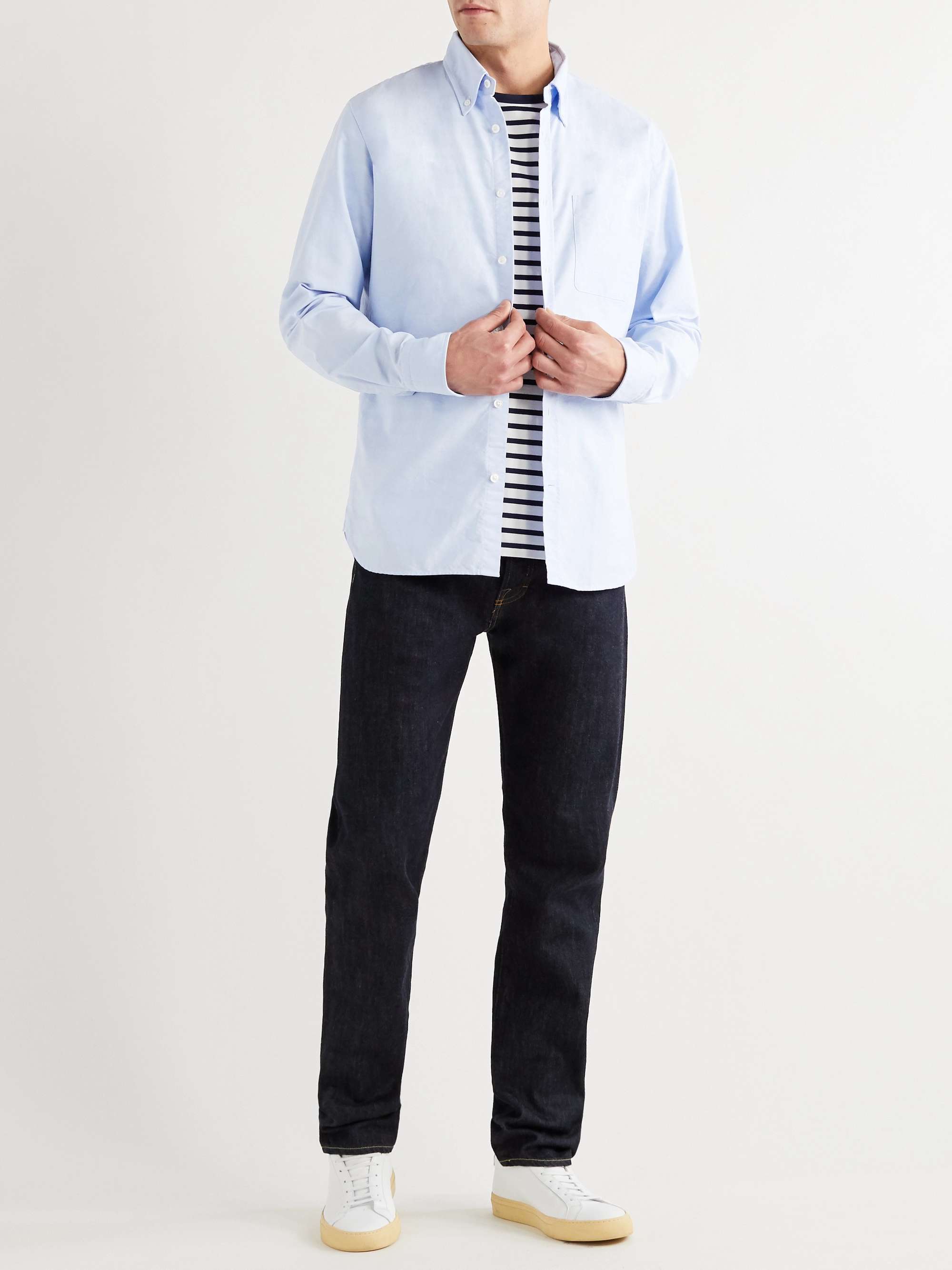 MR P. Button-Down Collar Cotton Oxford Shirt