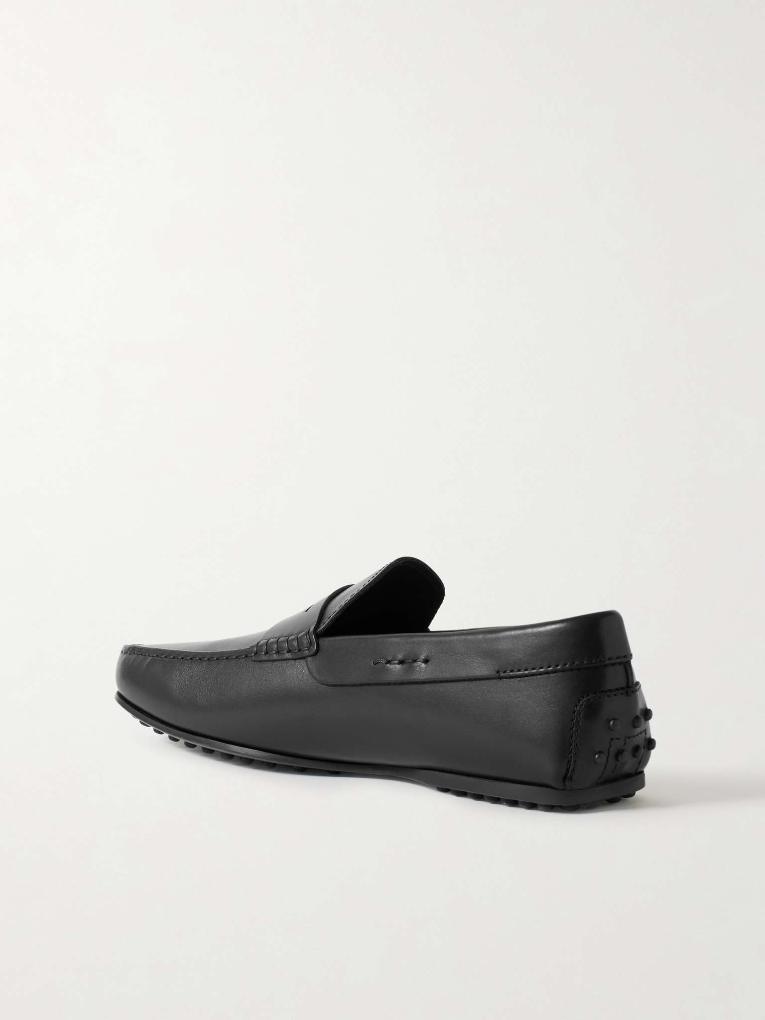 Tods Mens City Gommino Leather Driver Loafers Brown Size 6 5 main image 1