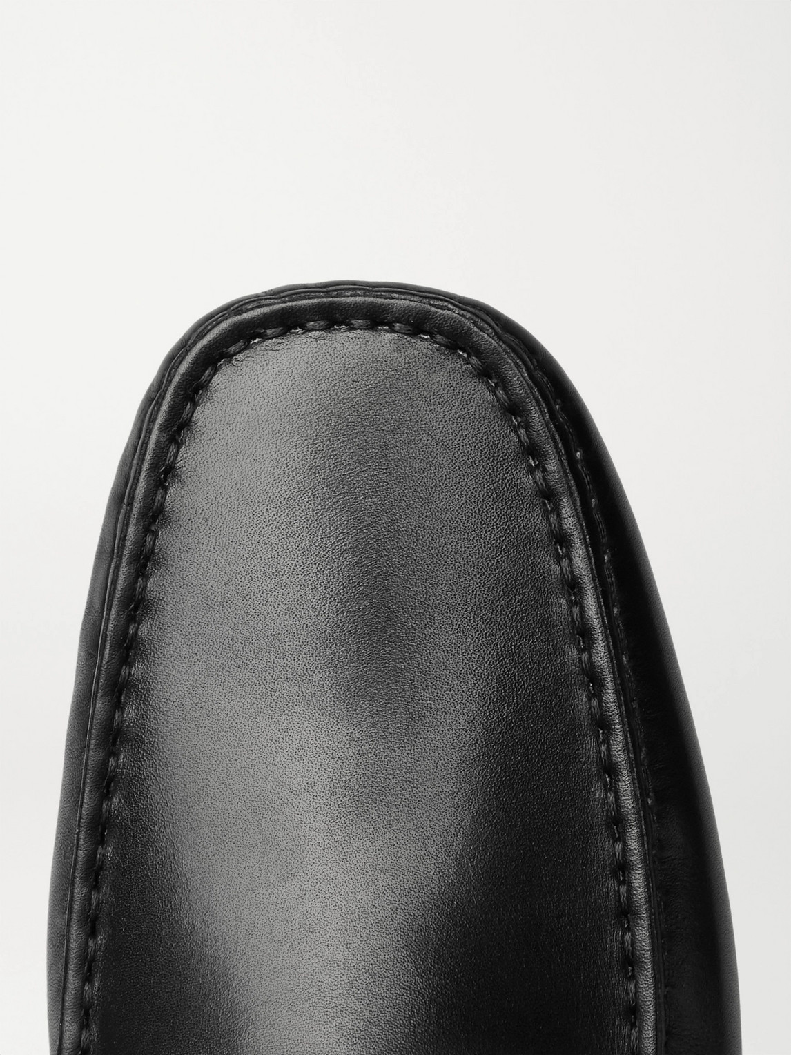Tod's City Gommino Leather Penny Loafers In Black