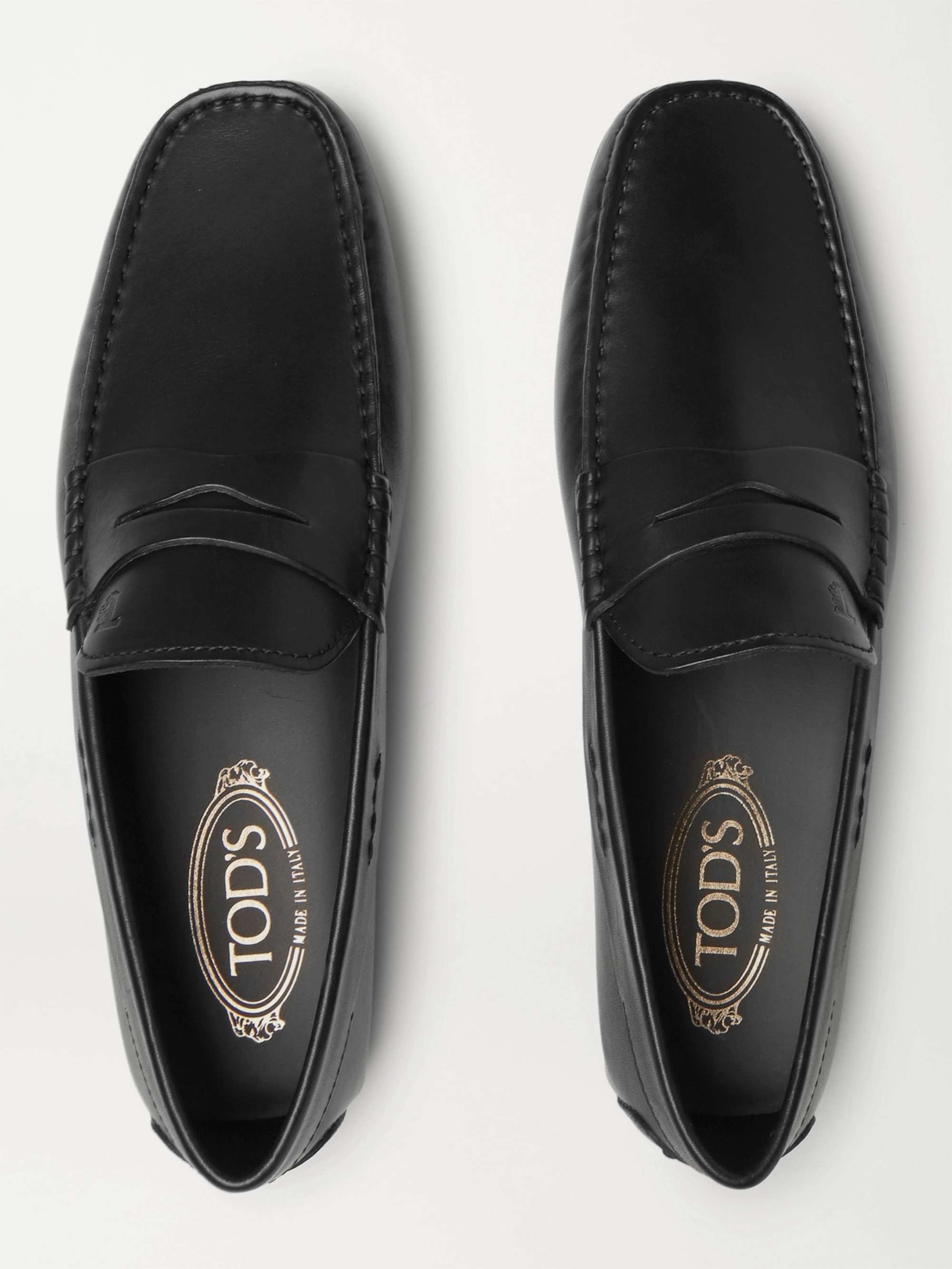 TOD'S City Gommino Leather Penny Loafers | PORTER