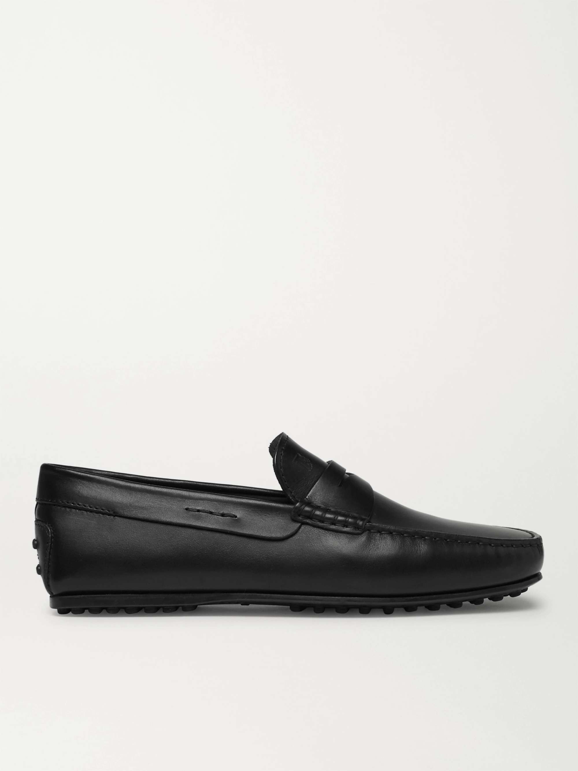 TOD'S City Gommino Leather Penny Loafers | PORTER