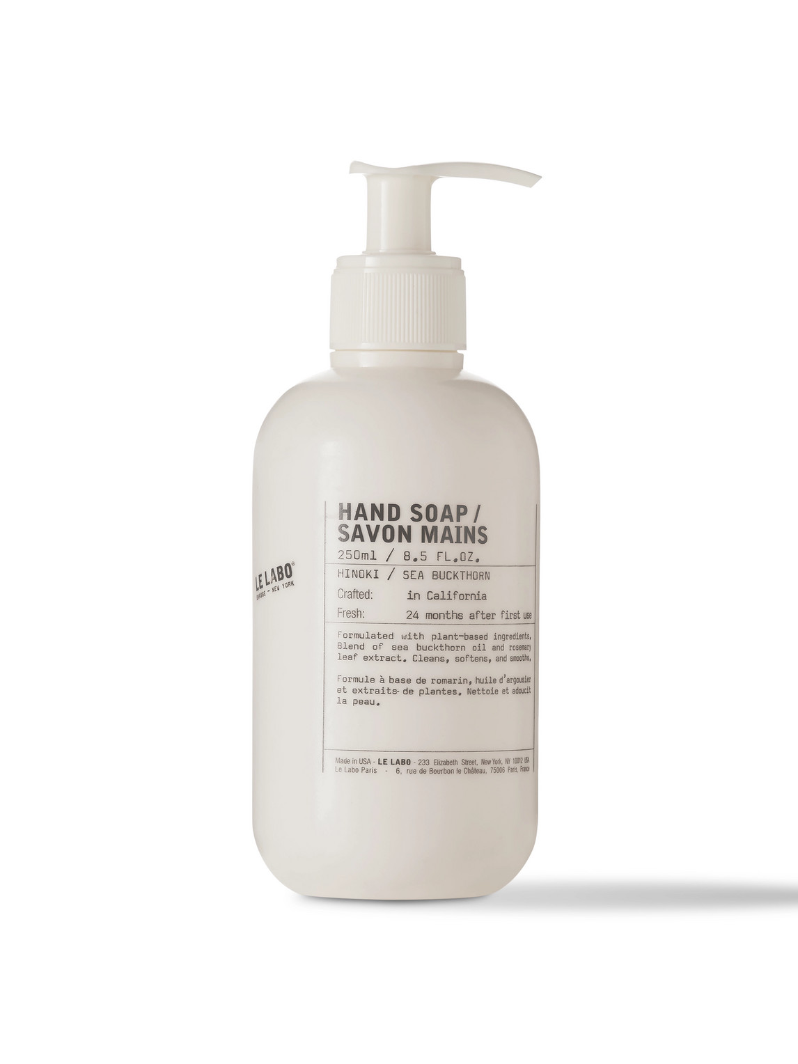 Le Labo Basil Hand Soap, 250 ml In Colorless