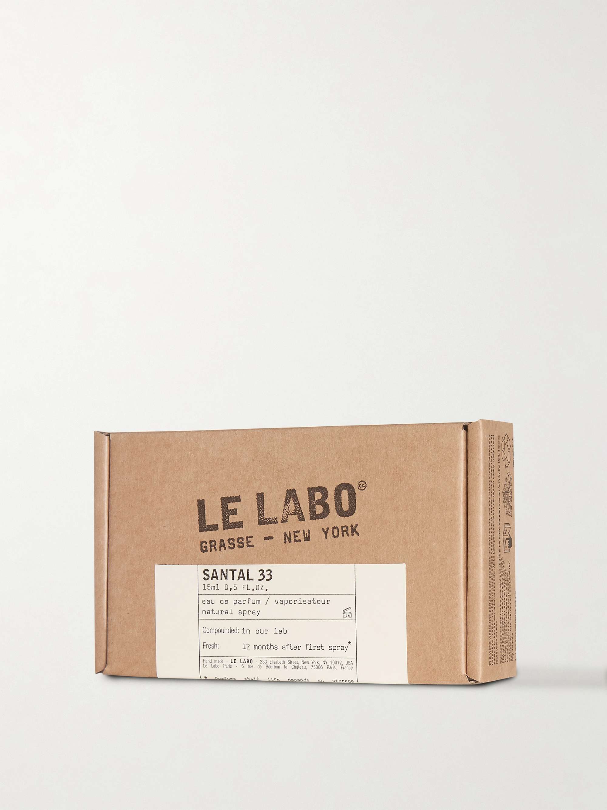 LE LABO Santal 33 Eau De Parfum, 15ml