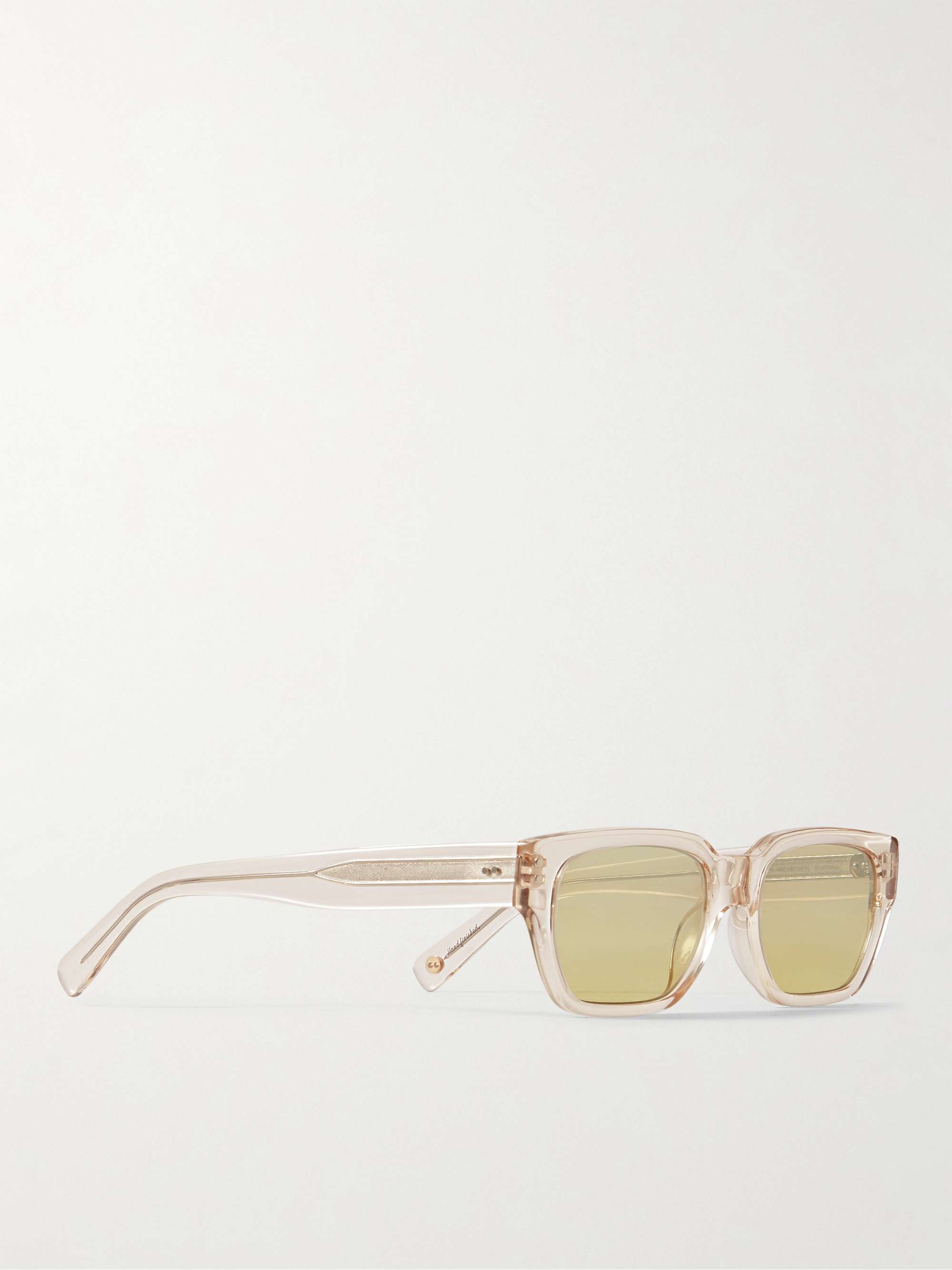 GARRETT LEIGHT CALIFORNIA OPTICAL Mayan Rectangle-Frame Tortoiseshell Acetate Sunglasses