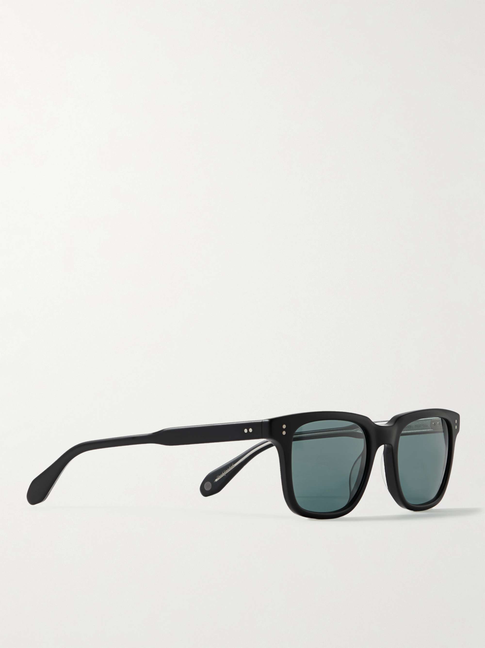GARRETT LEIGHT CALIFORNIA OPTICAL Palladium Square-Frame Acetate Sunglasses