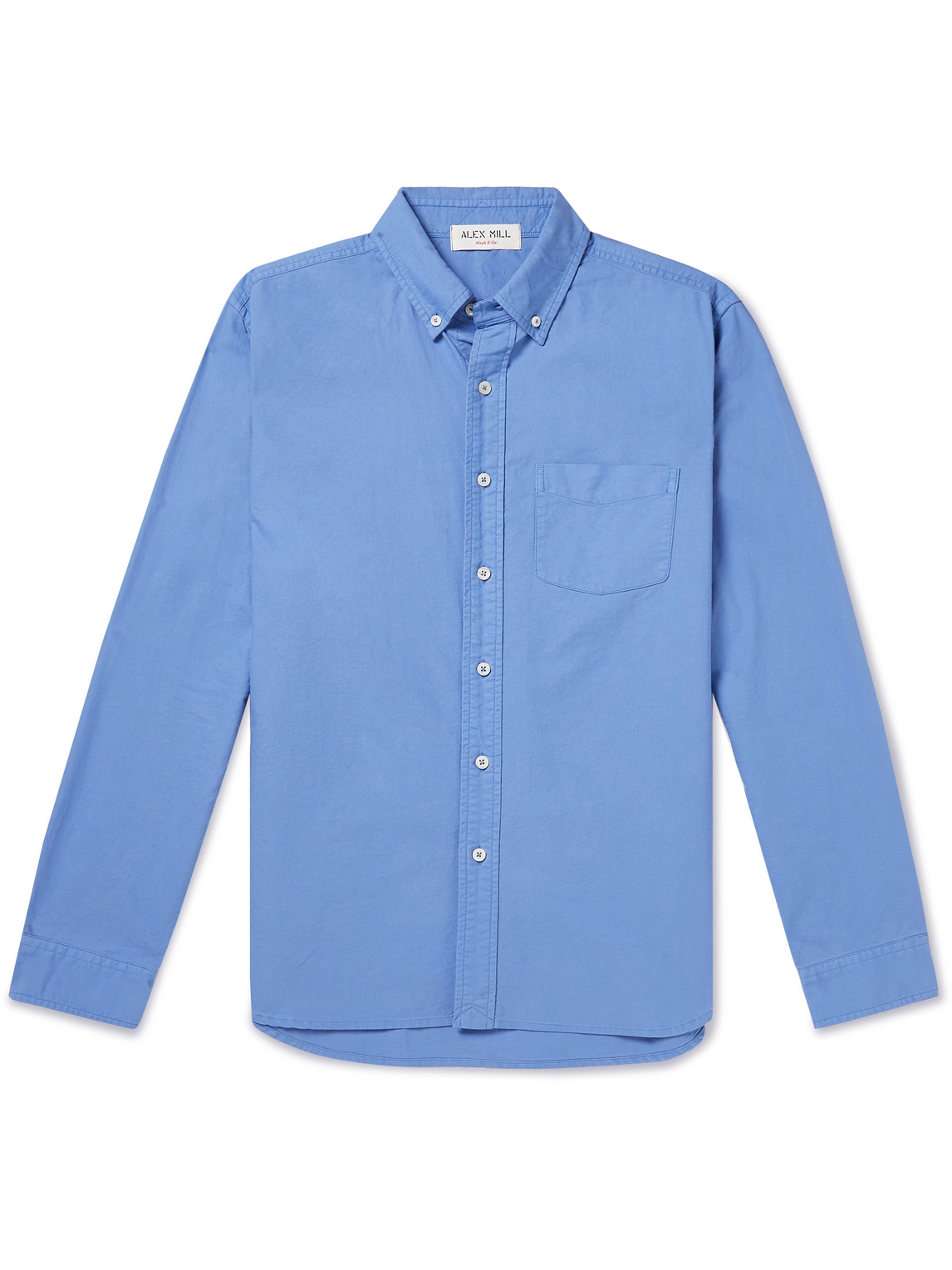 ALEX MILL - Button-Down Collar Cotton Oxford Shirt - Men - Blue - XS