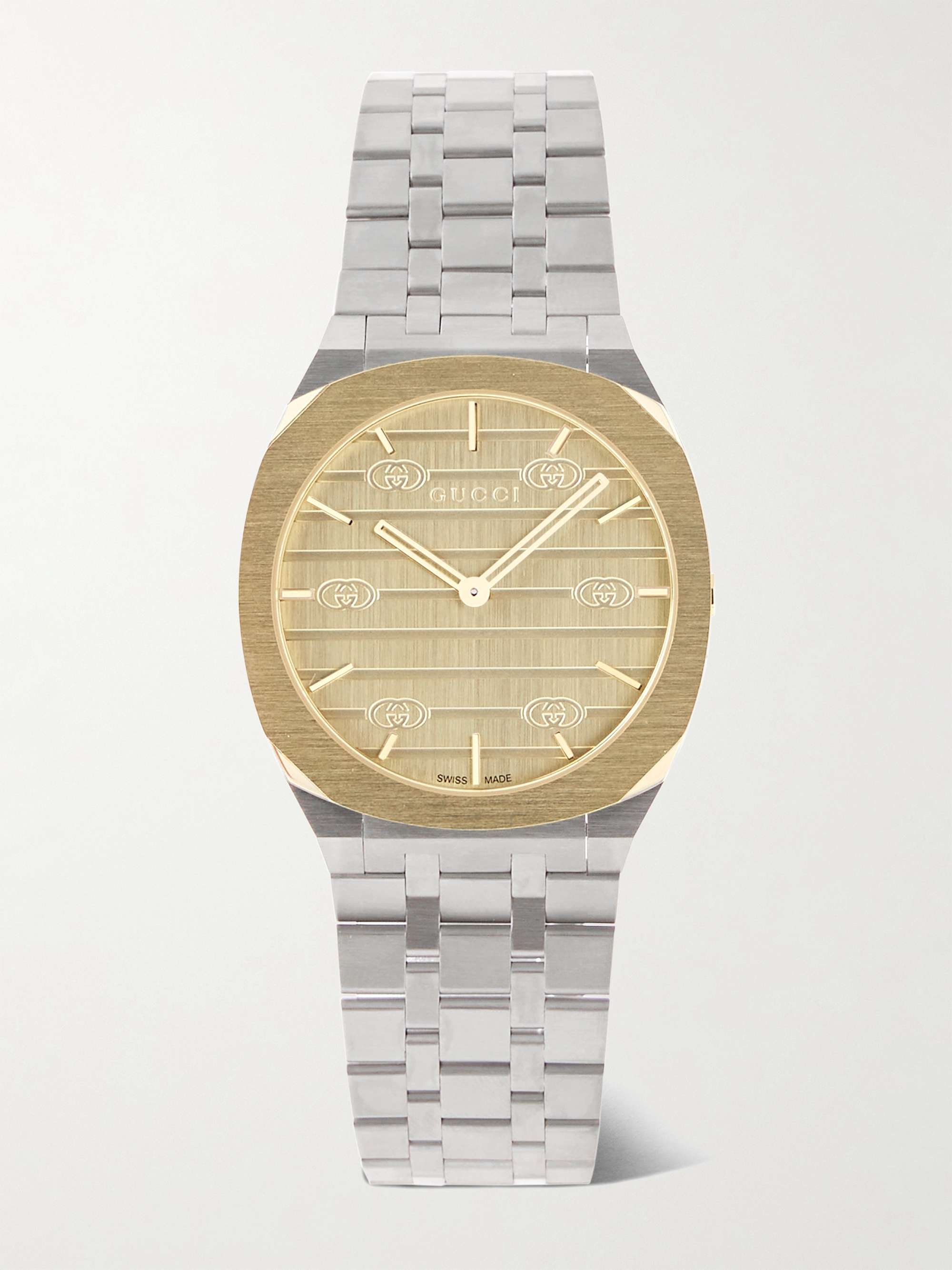 25H 38mm Gold PVD Plated Stainless Steel Watch