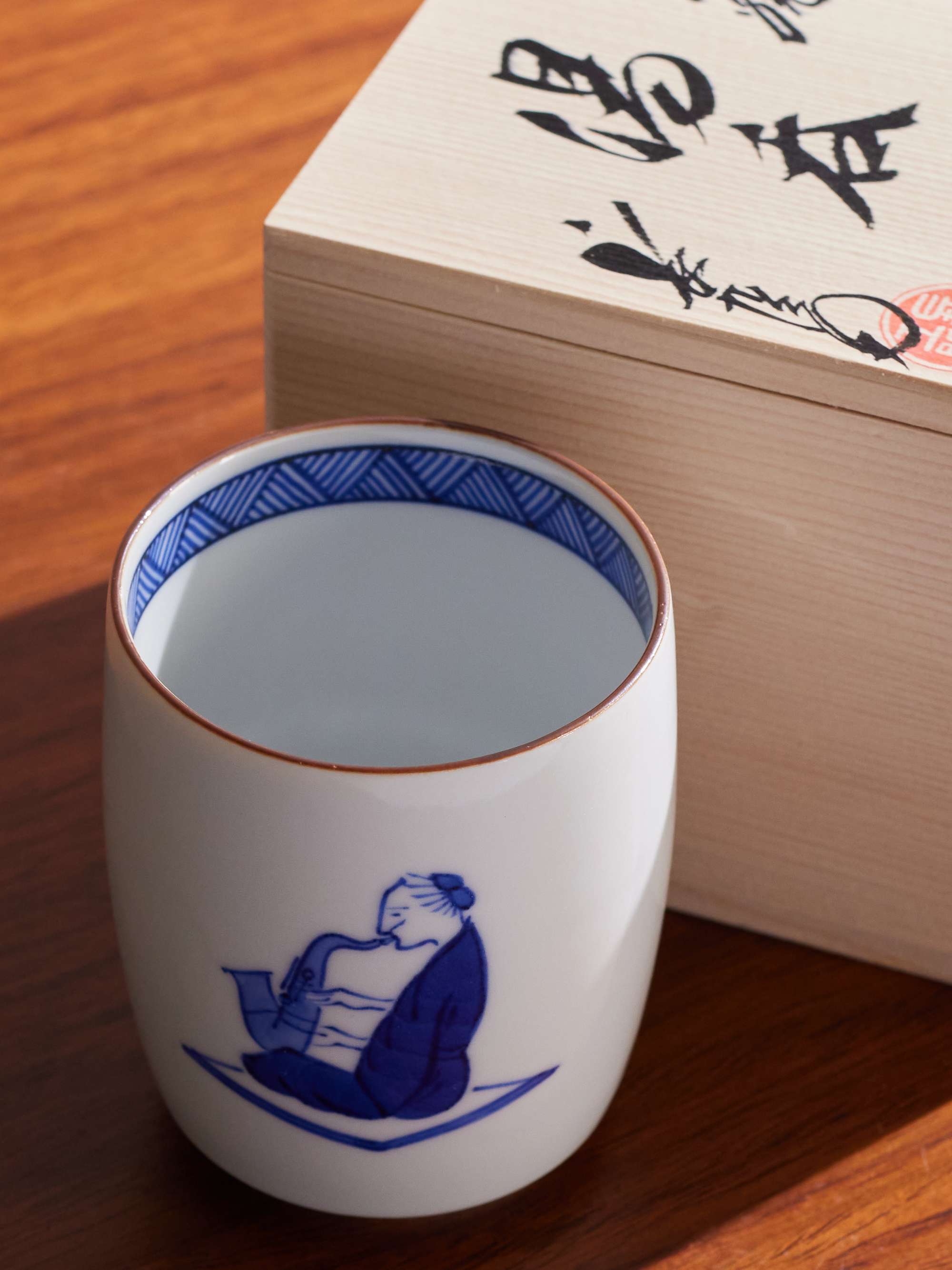 JAPAN BEST Painted Porcelain Teacup