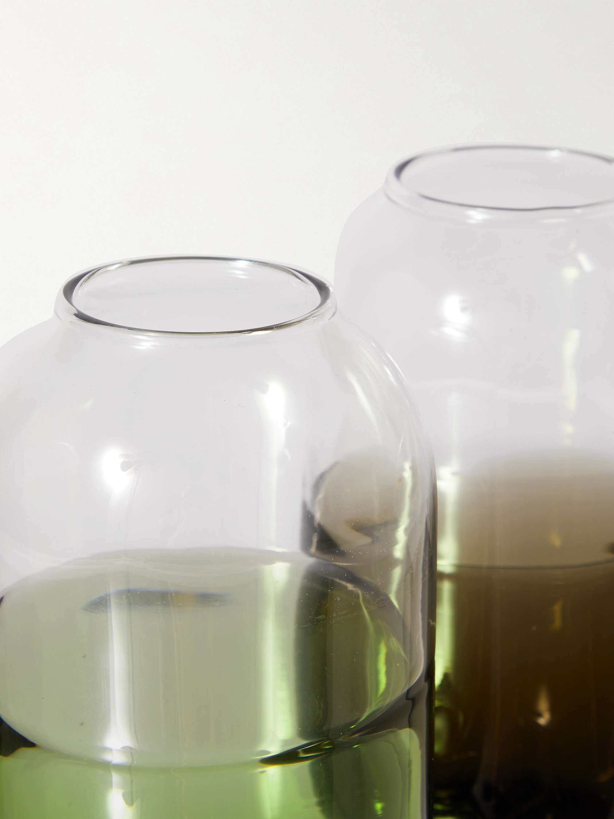 JAPAN BEST + Sugahara Set of Two Ombré Glass Vases