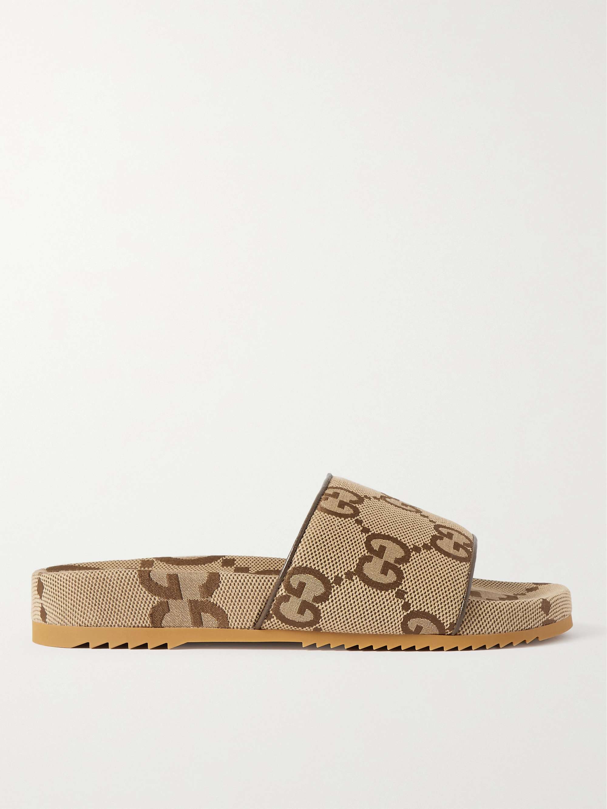 Gucci animal print rubber slide sandal