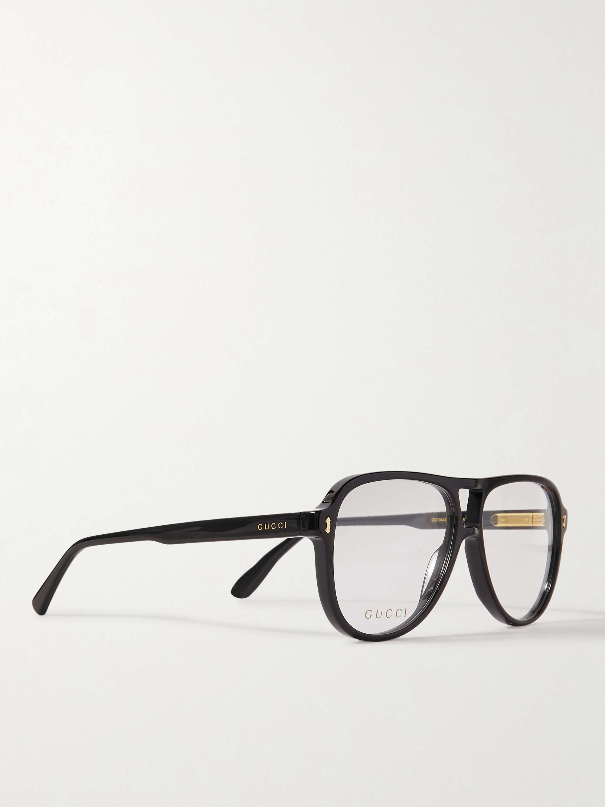GUCCI EYEWEAR Aviator-Style Acetate Optical Glasses
