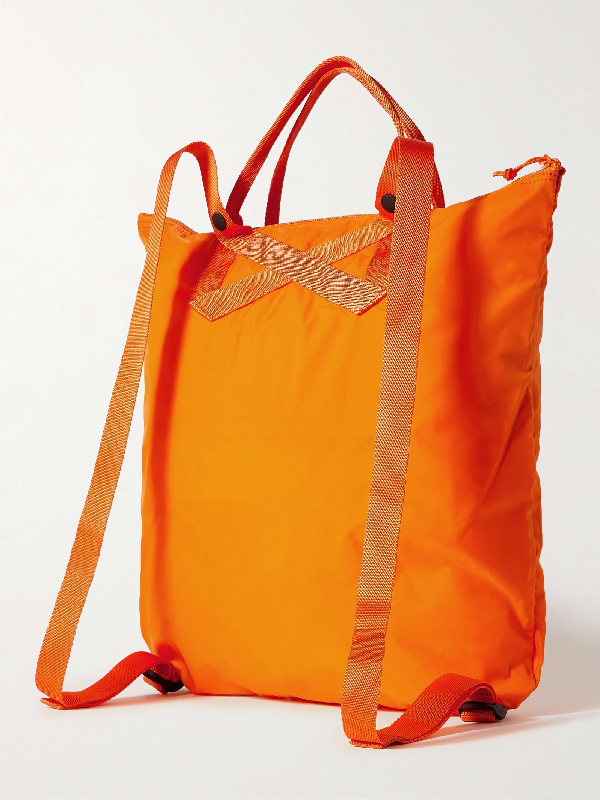 PORTER-YOSHIDA & CO Flex 2Way Convertible Webbing-Trimmed Nylon-Ripstop Tote Bag