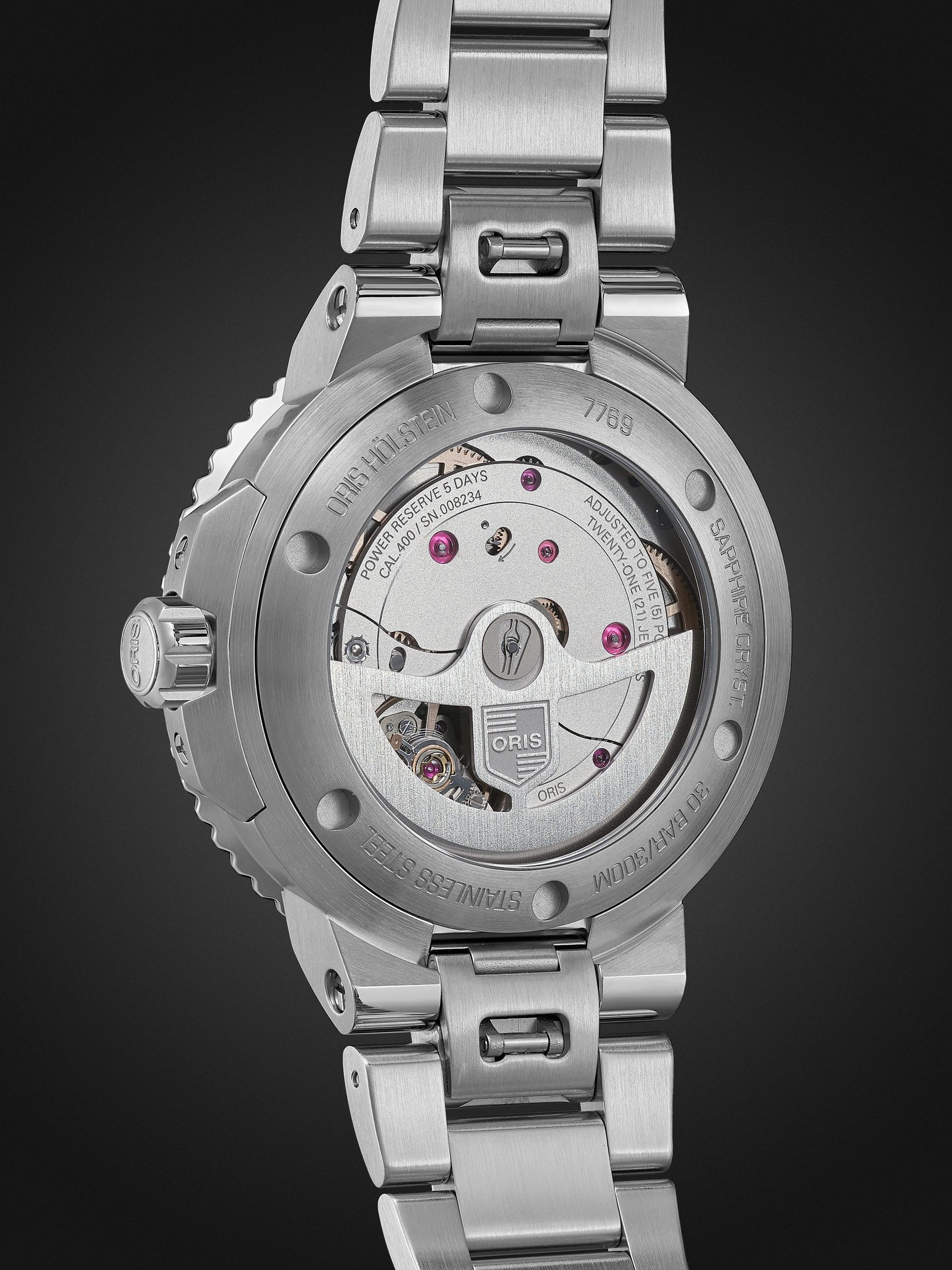 ORIS Aquis Date Calibre 400 Automatic 43.5mm Stainless Steel Watch, Ref. No. 01 400 7769 4157-07 8 22 09PEB