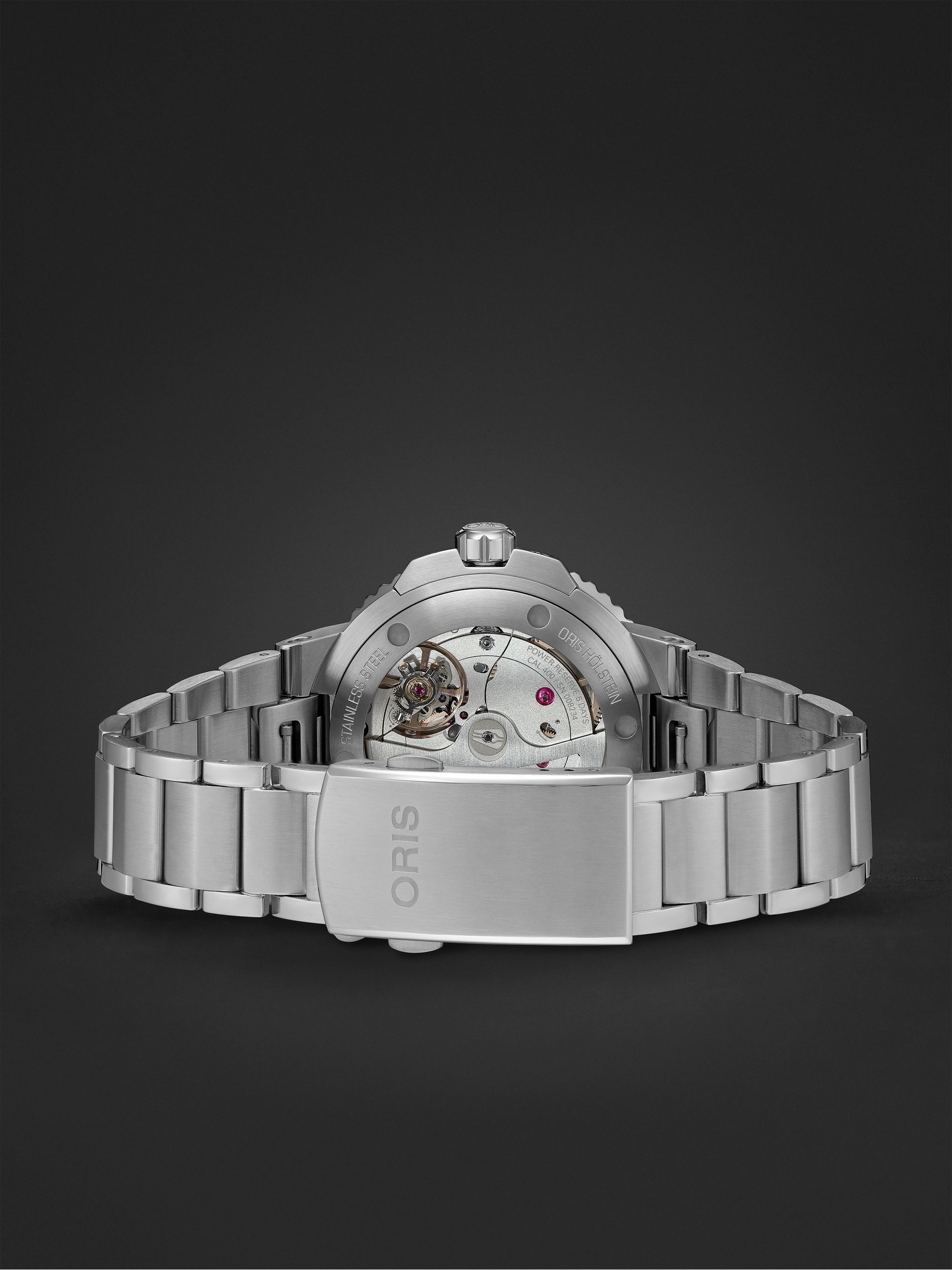 ORIS Aquis Date Calibre 400 Automatic 43.5mm Stainless Steel Watch, Ref. No. 01 400 7769 4157-07 8 22 09PEB