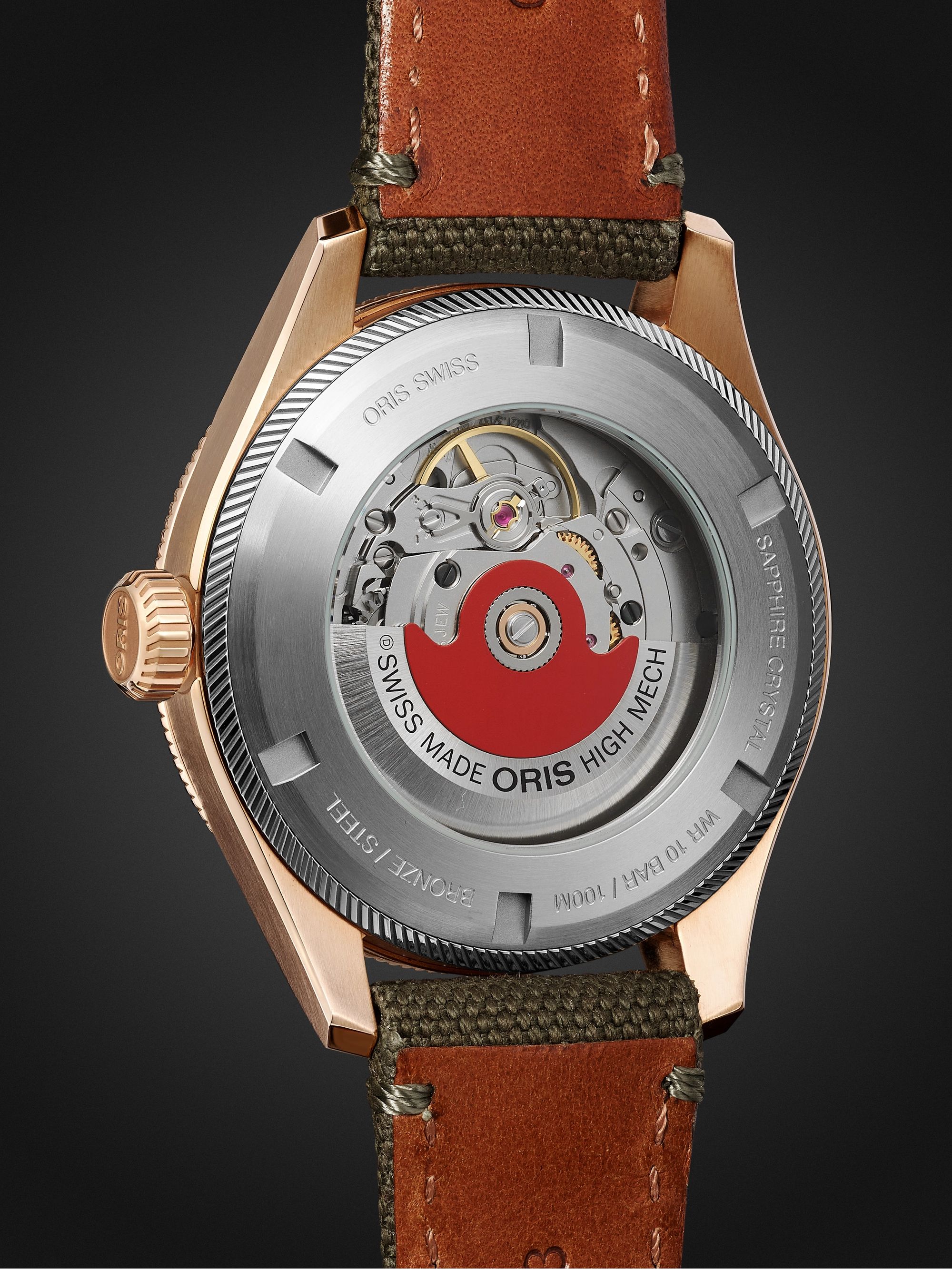 ORIS Big Crown ProPilot Big Date Automatic 41mm Bronze and Canvas Watch, Ref. No. 01 751 7761 3164-07 3 20 03BRLC