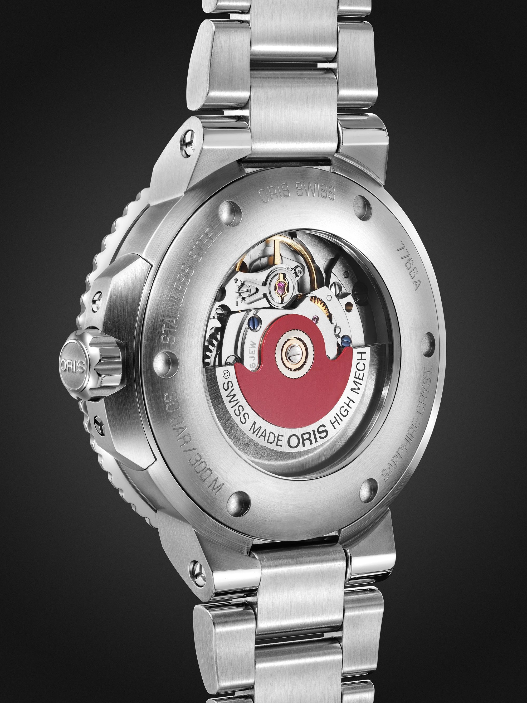 ORIS Aquis Date Upcycle Automatic 41.5mm Stainless Steel Watch, Ref. No. 01 733 7766 4150-Set
