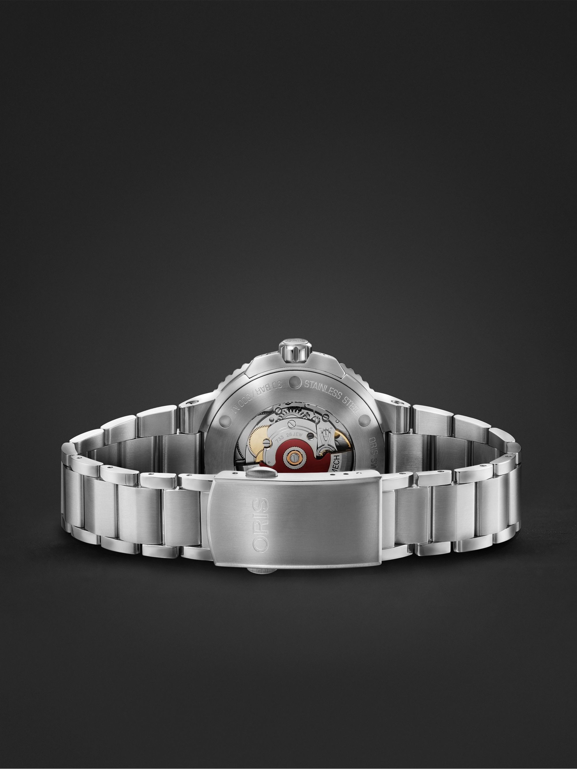 ORIS Aquis Date Upcycle Automatic 41.5mm Stainless Steel Watch, Ref. No. 01 733 7766 4150-Set