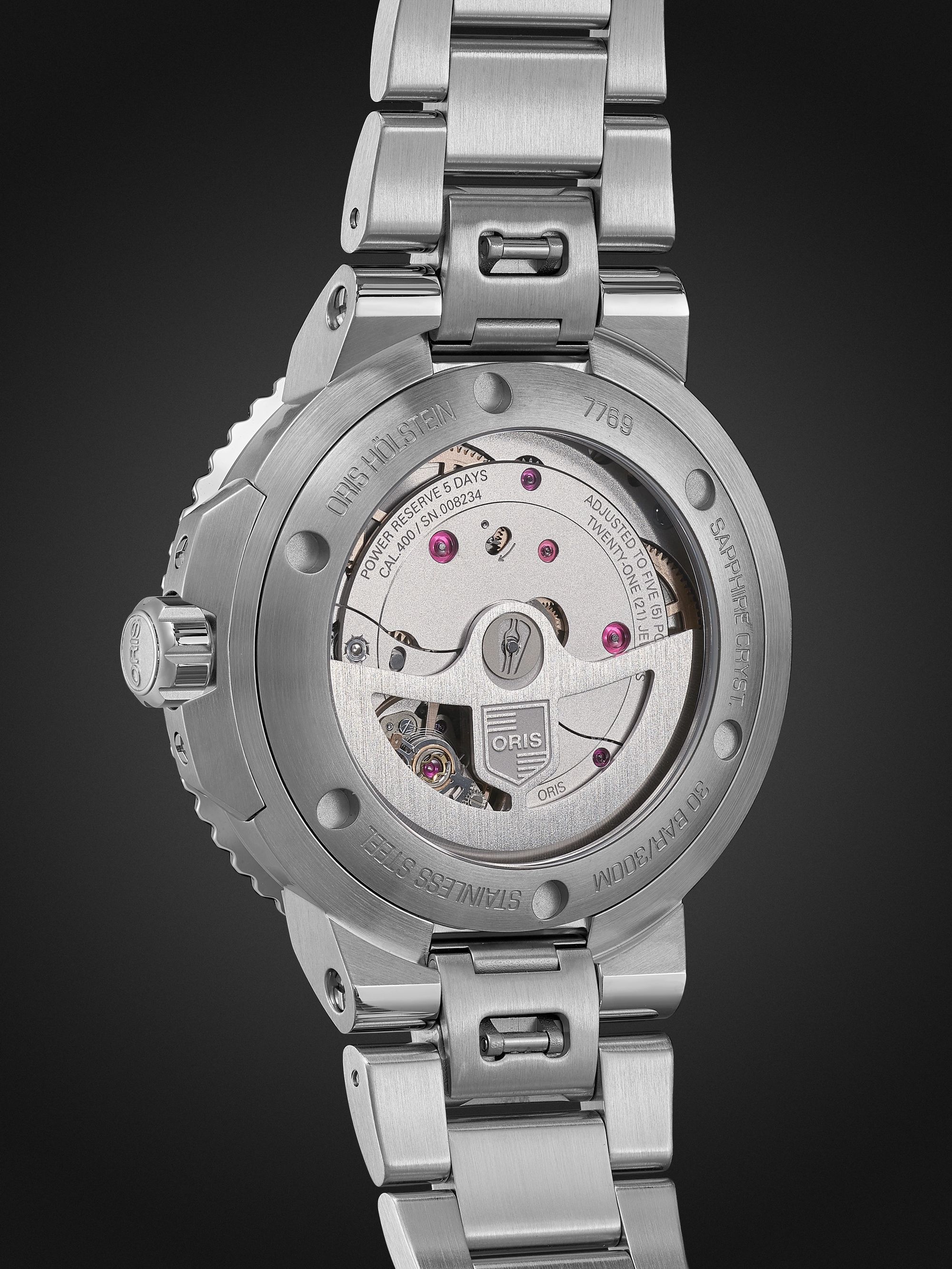 ORIS Aquis Date Calibre 400 Automatic 41.5mm Stainless Steel Watch, Ref. No. 01 400 7769 4135-07 8 22 09PEB