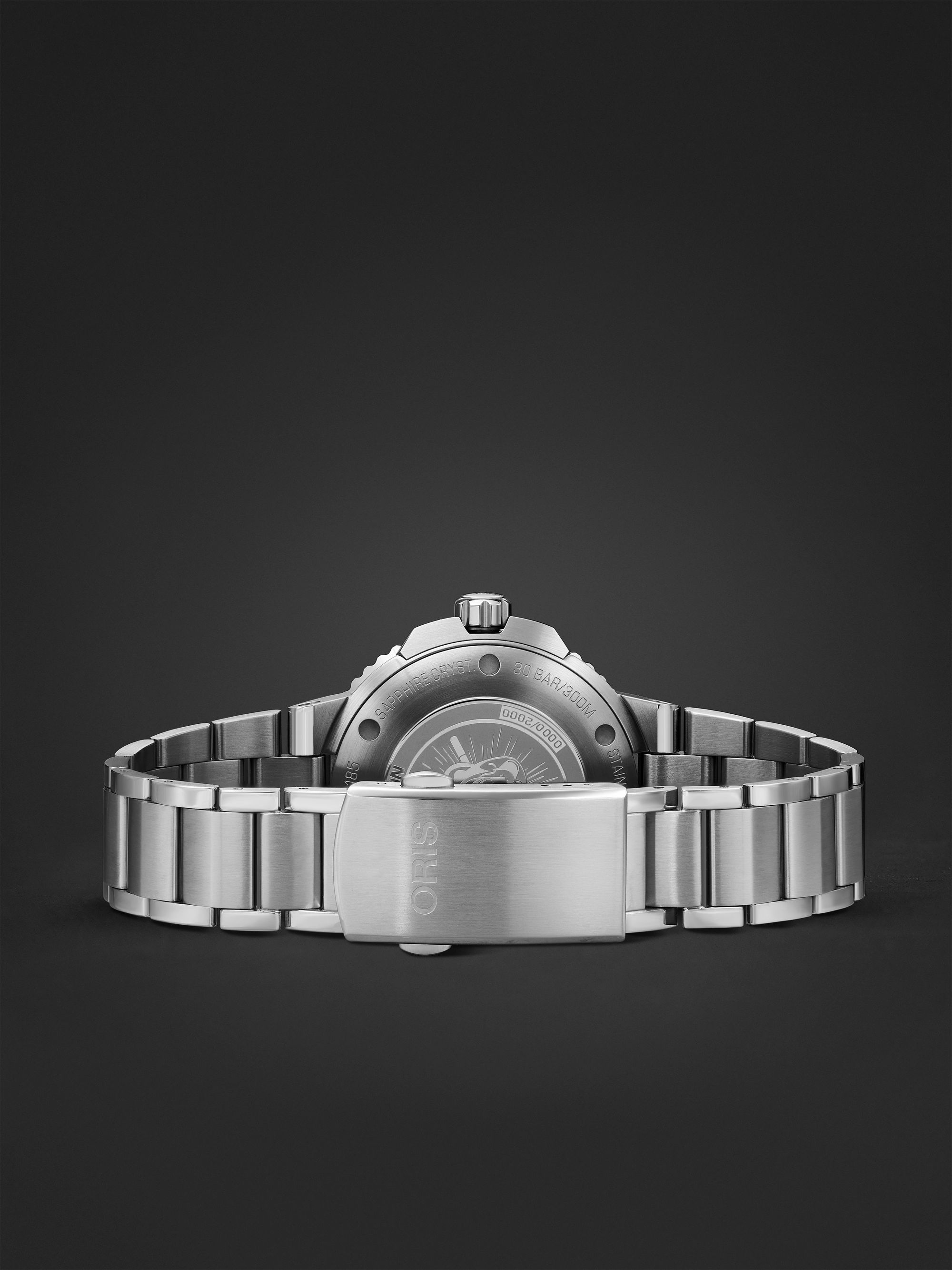 ORIS Aquis Date Sun Wukong Limited Edition Automatic 41.5mm Stainless Steel Watch, Ref. No. 01 733 7766 4185-Set