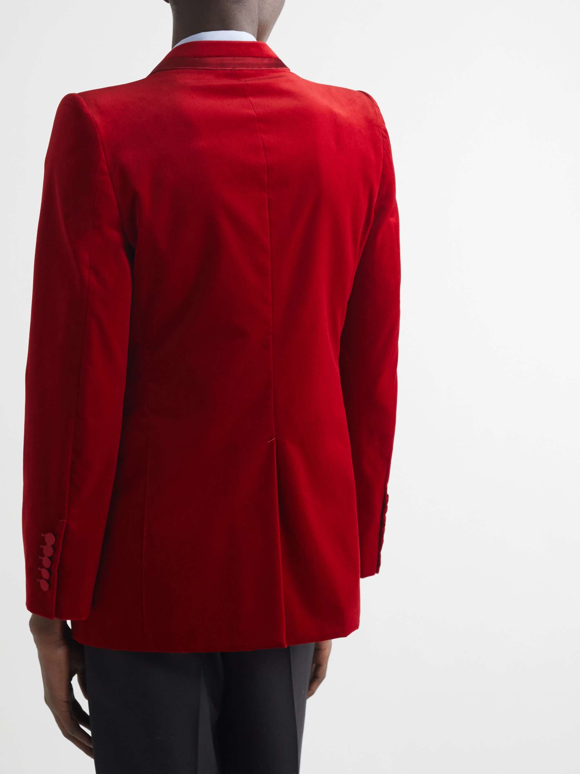 GUCCI Slim-Fit Silk Satin-Trimmed Cotton-Blend Velvet Tuxedo Jacket
