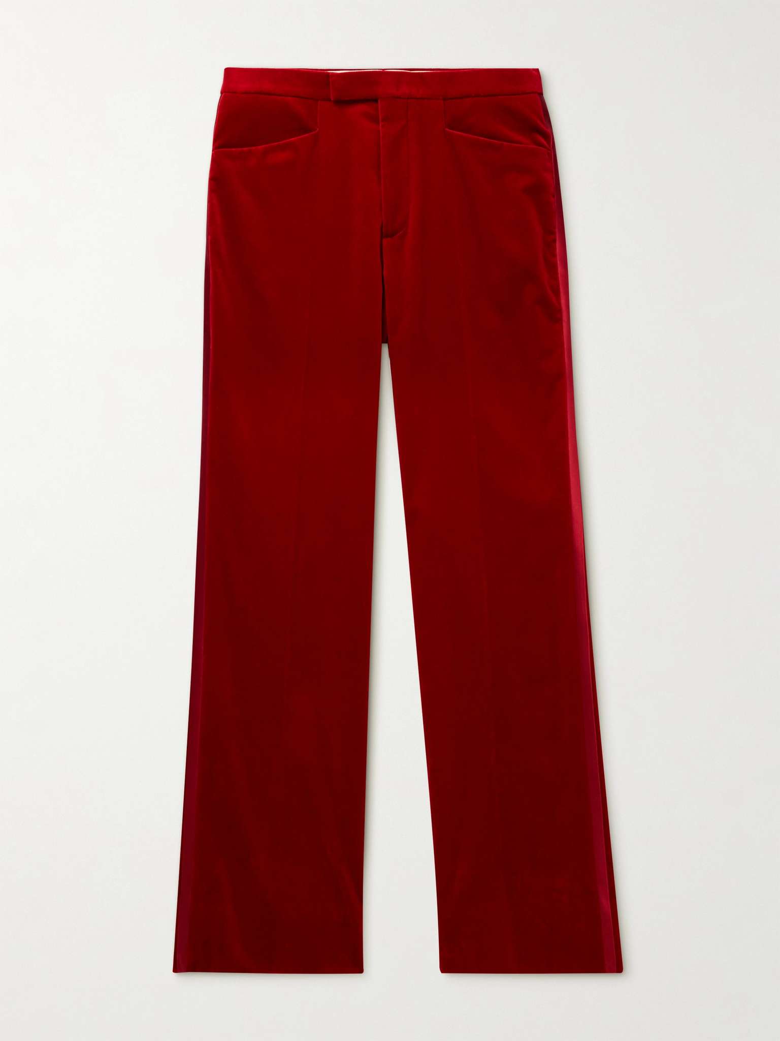 Gucci Silk Tapered Trousers - Men's 42