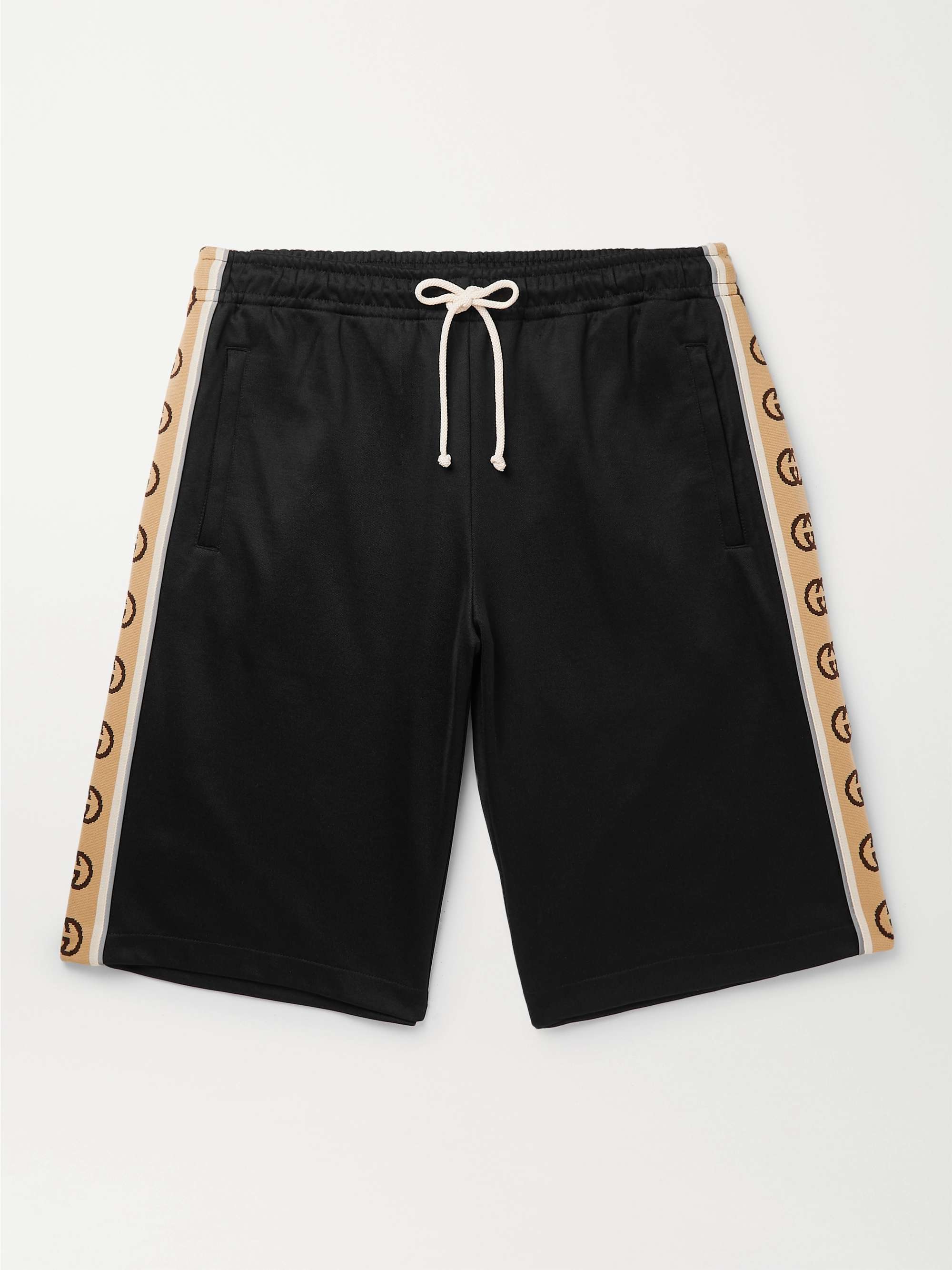 Gucci Men's GG-Trimmed Relaxed-Fit Shorts