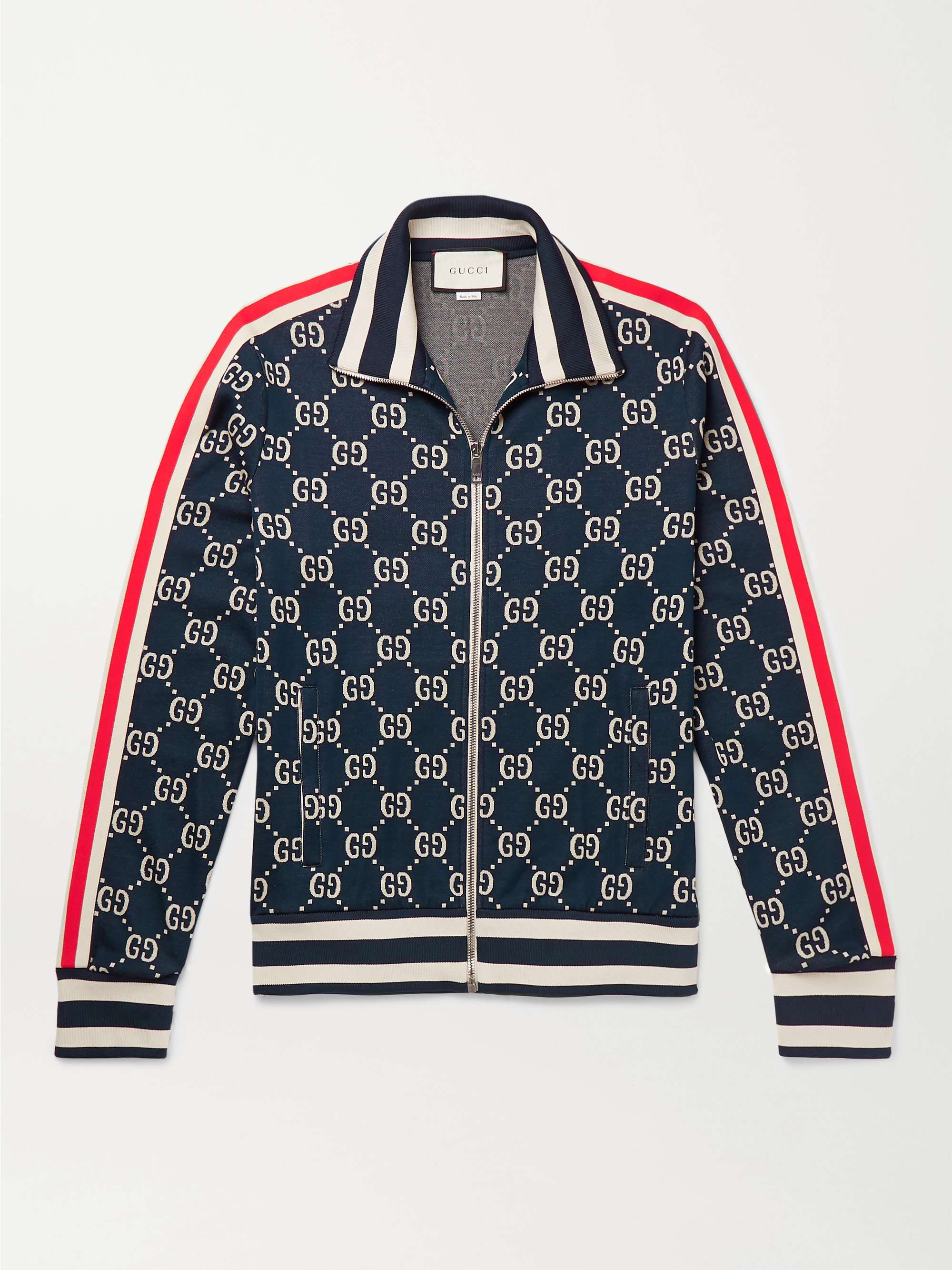 GUCCI Embellished cotton-canvas jacket | NET-A-PORTER