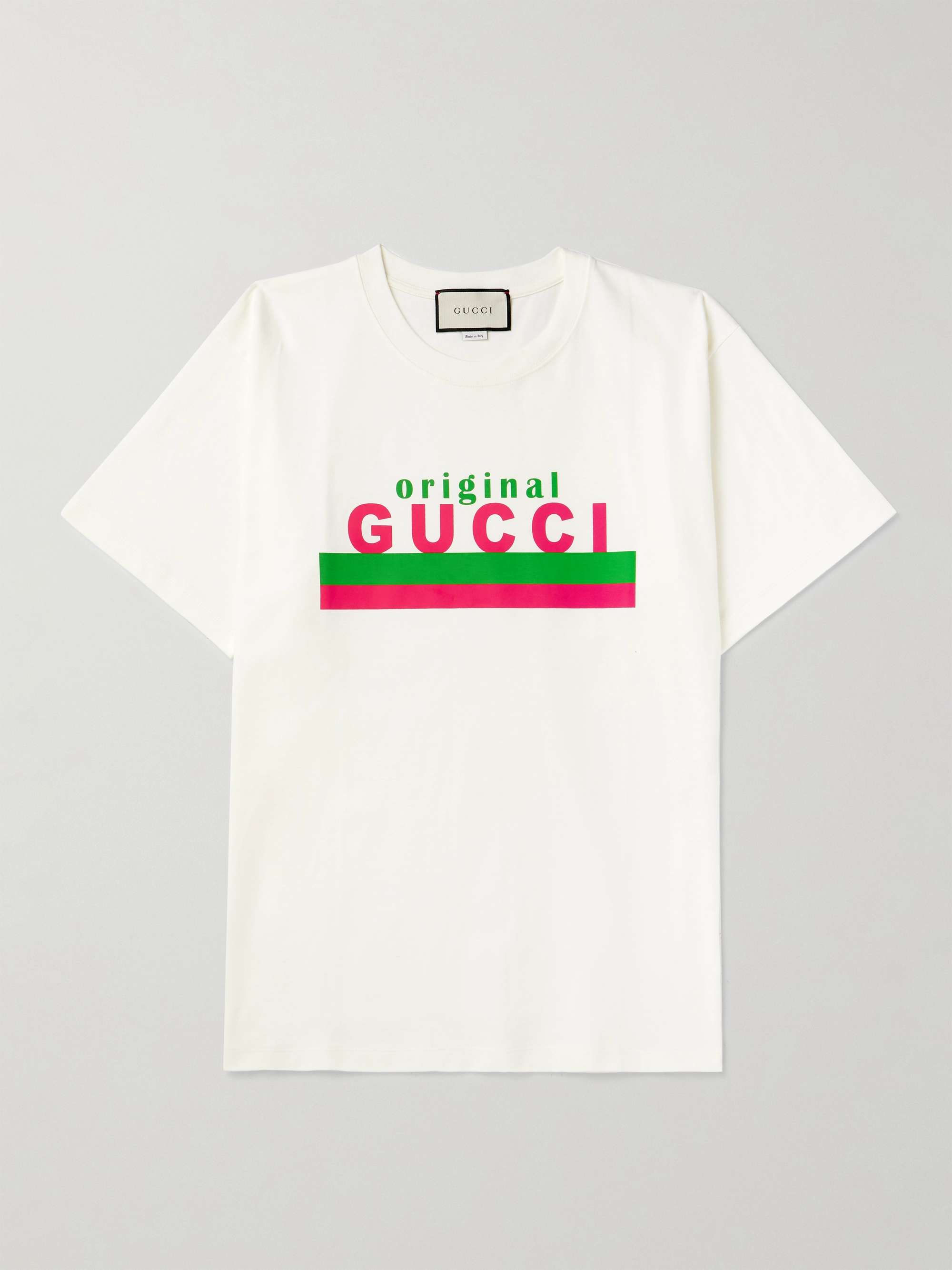 Gucci Original Cotton T-Shirt - White - Short Sleeve T-shirts