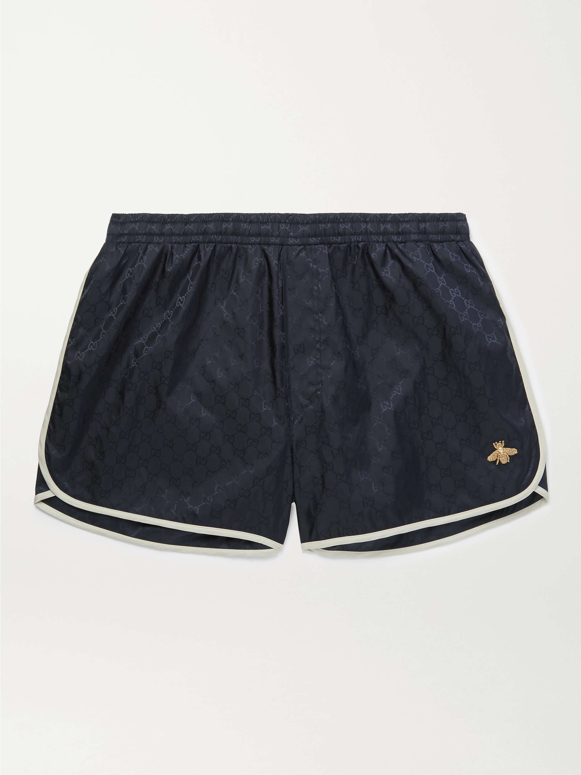 Siksilk monogram swim shorts in navy